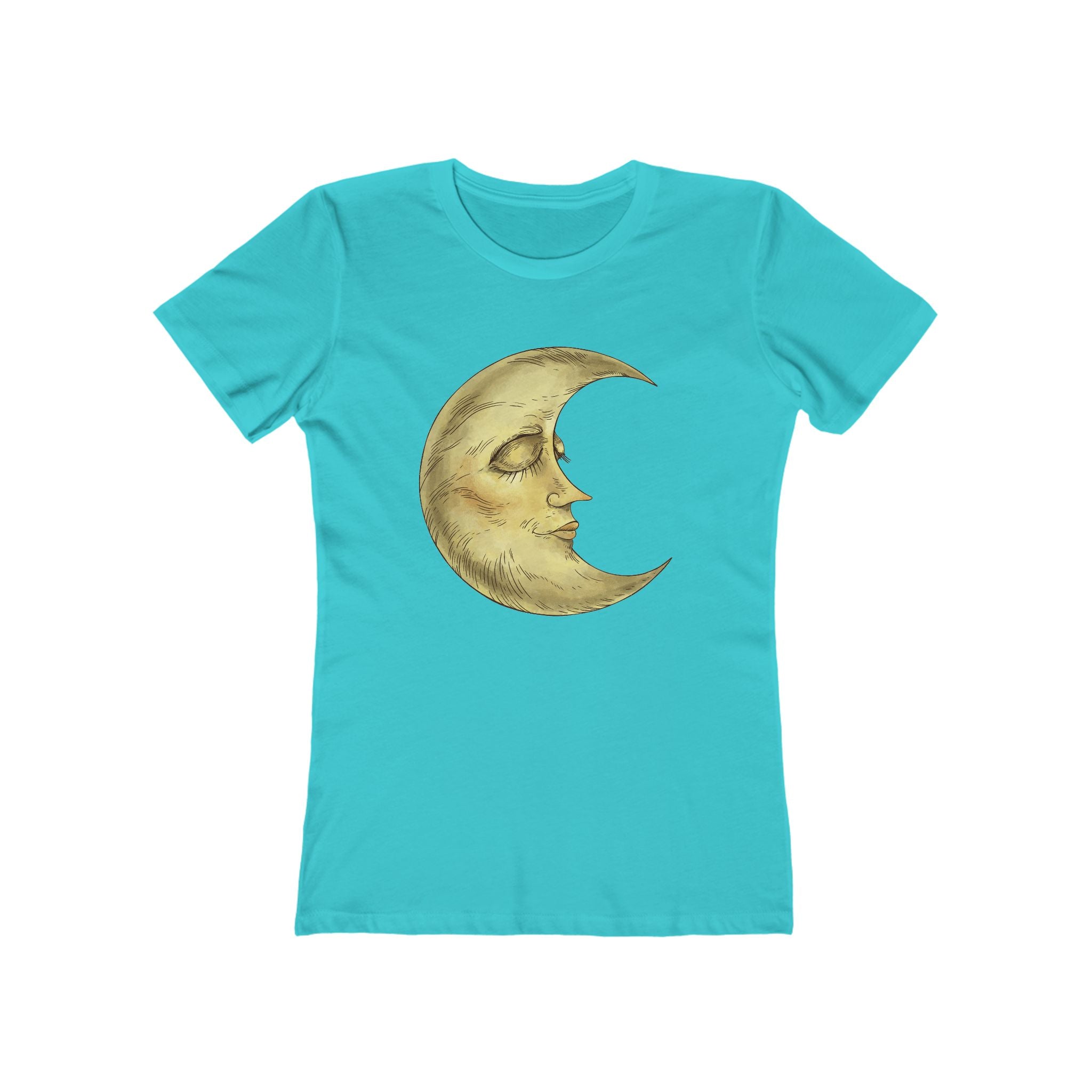 Moon Women's Tshirt, Lunar Graphic Tee, Celestial Shirt, Night Sky Top, Space Lover Gift