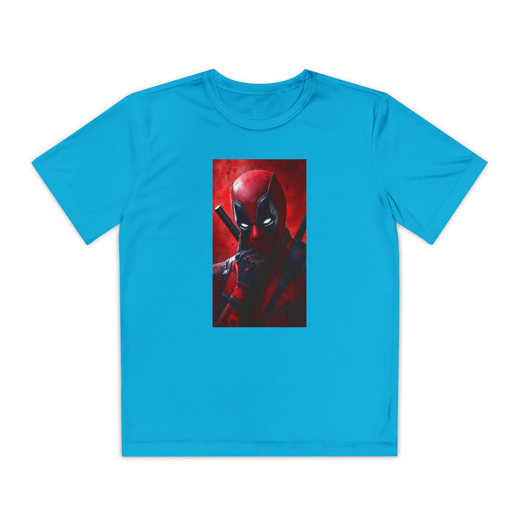 Deadpool Superhero Marvel Patriotic, Kids Graphic T-Shirt, Boys Hero Top, Girls Comic Book Clothing, Birthday