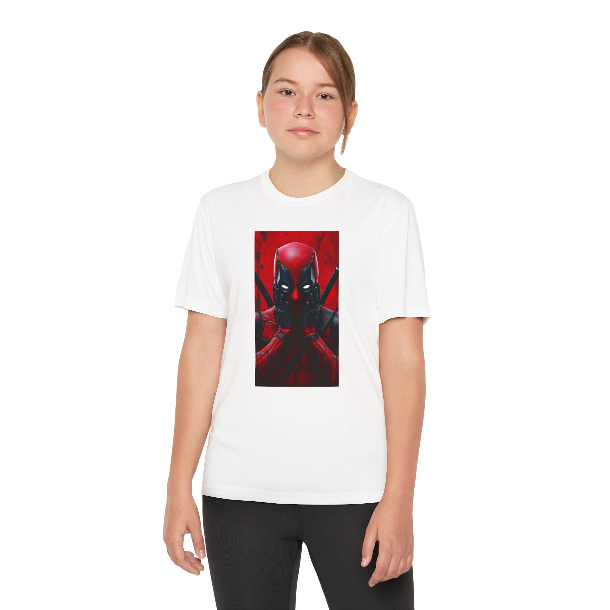 Deadpool Superhero Marvel Patriotic, Kids Graphic T-Shirt, Boys Hero Top, Girls Comic Book Clothing, Birthday