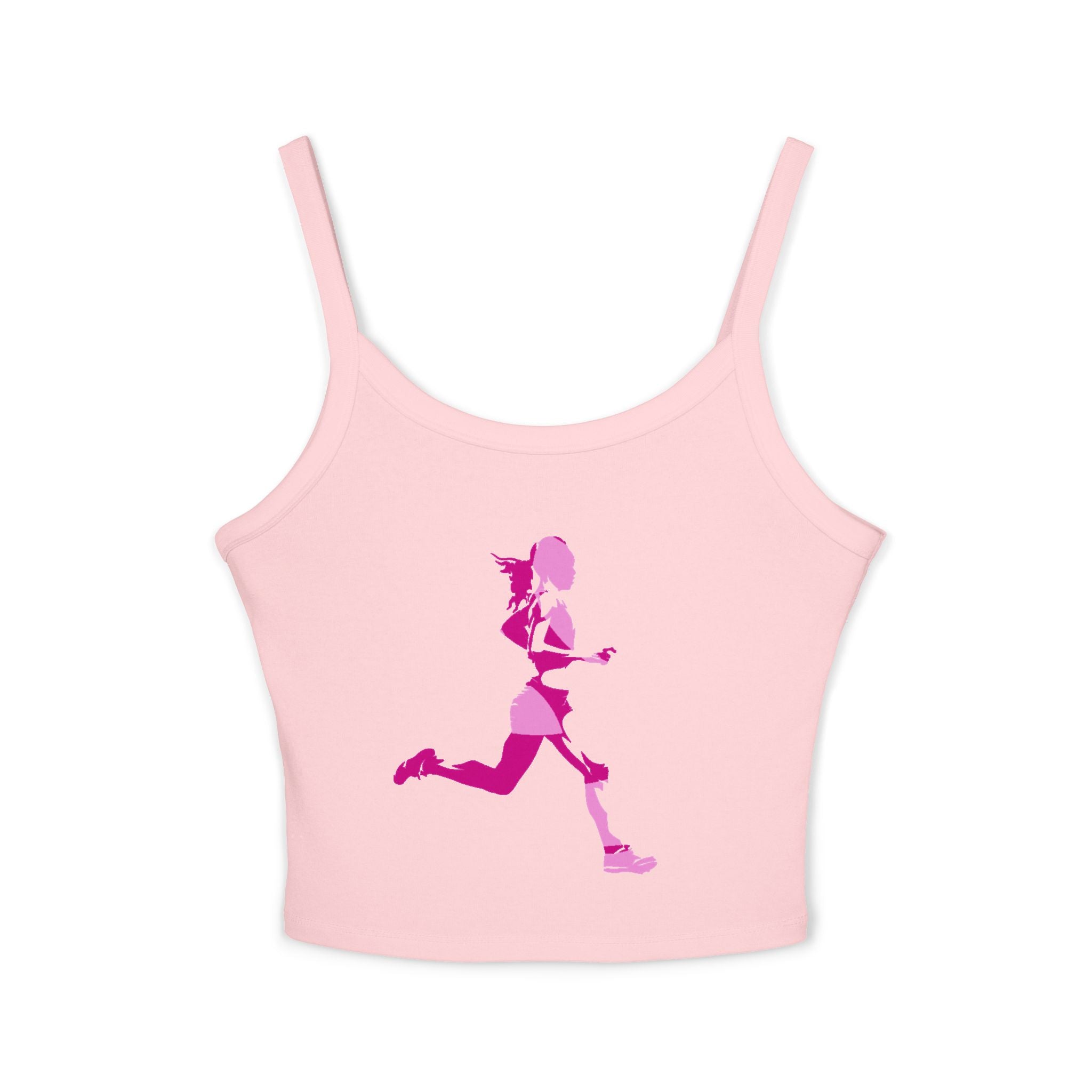 Running Woman Tank Top, Athletic Workout Top, Fitness Sleeveless Shirt, Jogging Muscle Tee, Exercise Gym Cami