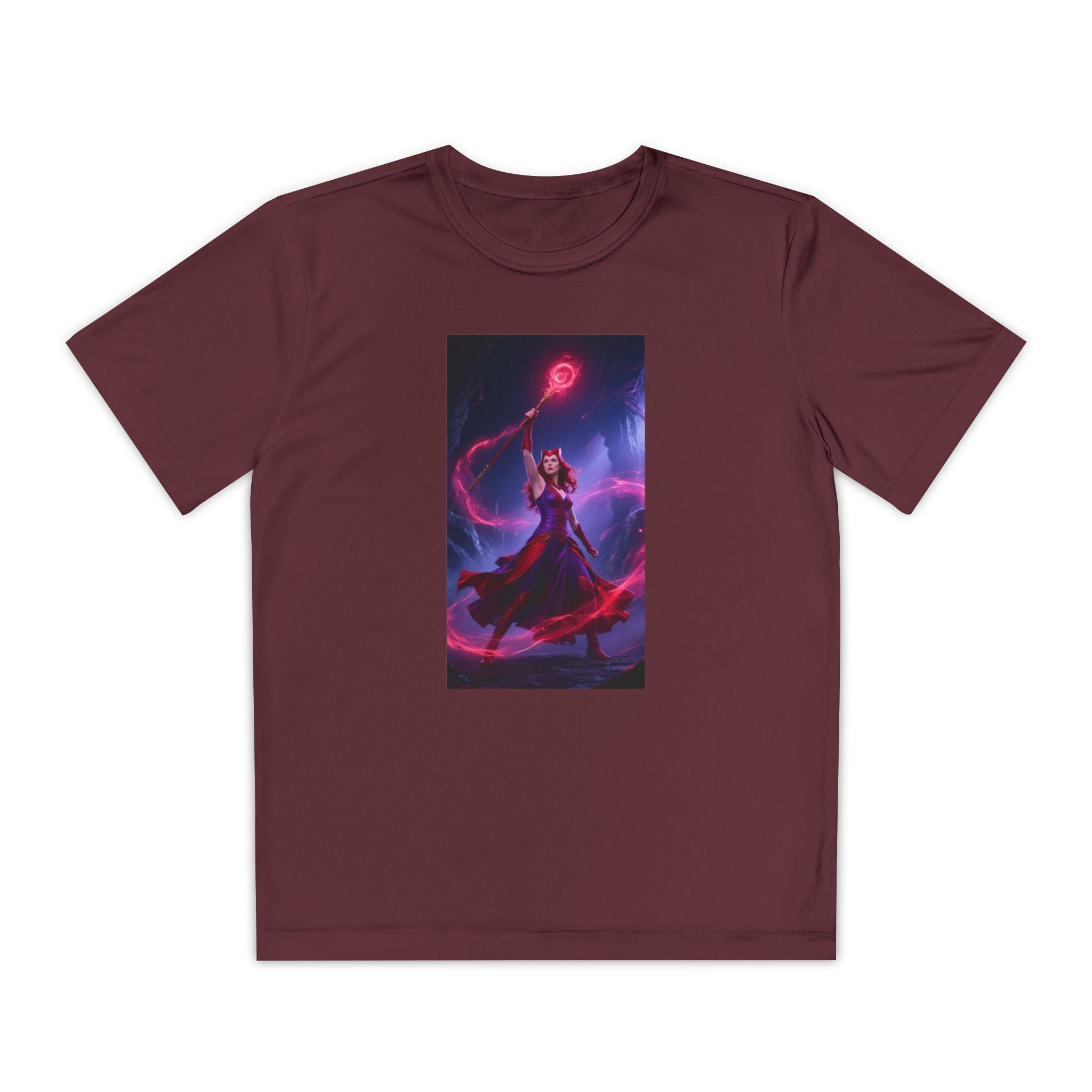 Superhero Youth T-Shirt Sports Graphic Tee, Cool Athletic Shirt for Kids