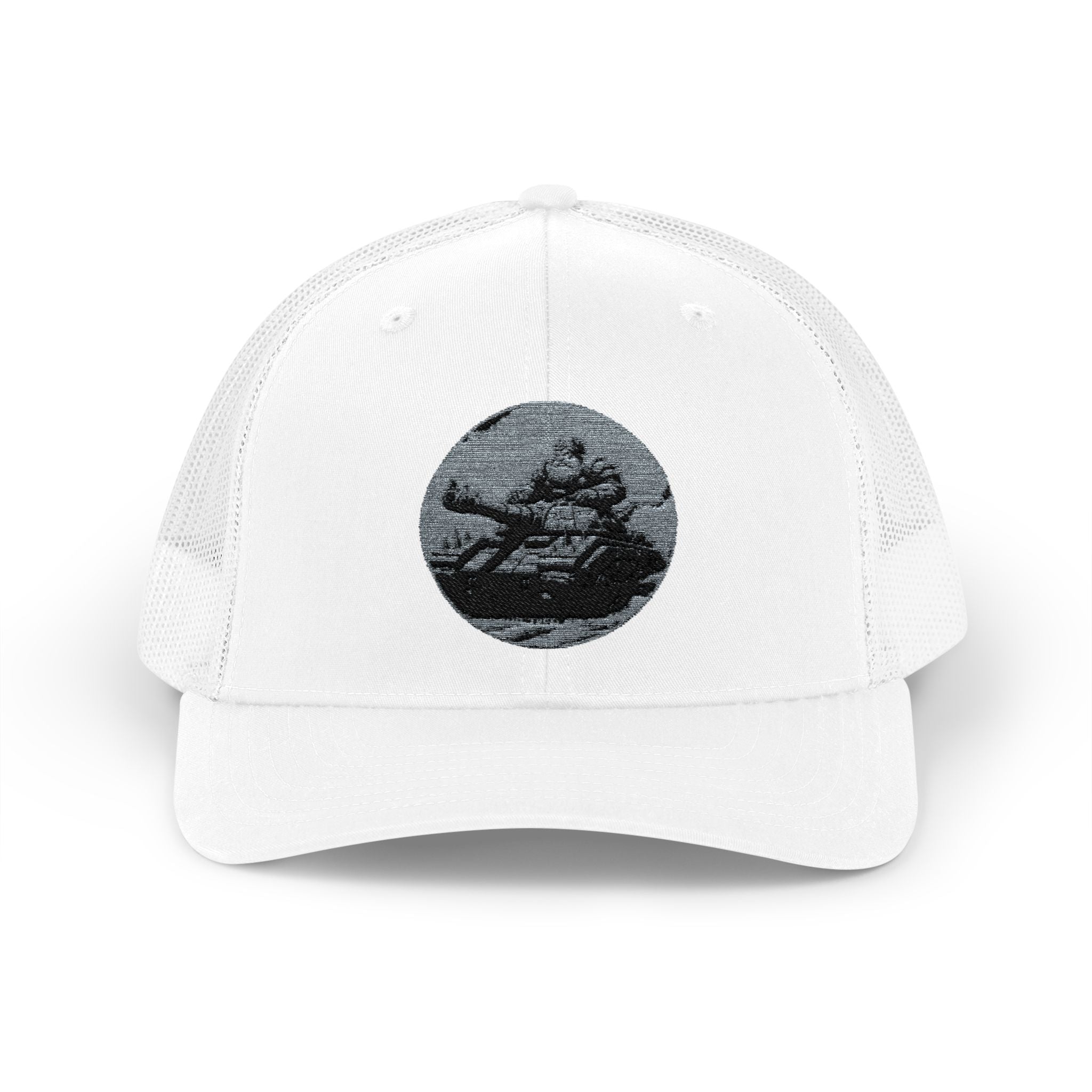 Santa Claus On A Tank Christmas Patriotic, Trucker Cap, Patriotic hat, Truckers Hat, Patriotic Accessories