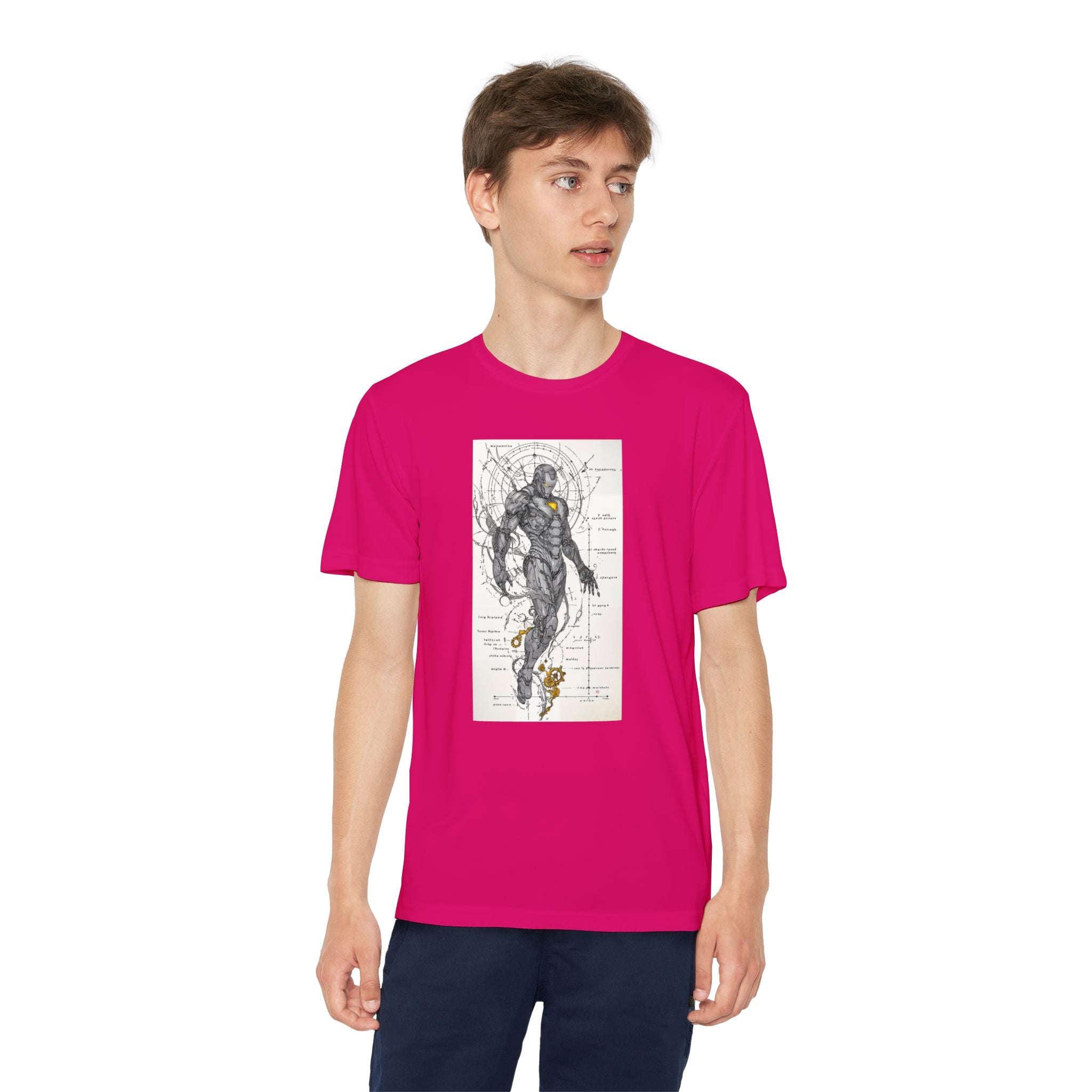 Superhero Youth T-Shirt Sports Graphic Tee, Cool Athletic Shirt for Kids