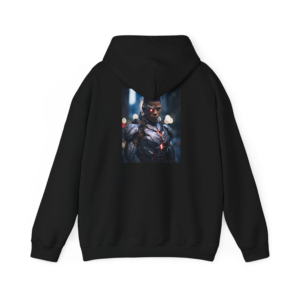 Hooded Sweatshirt - Cyborg Design