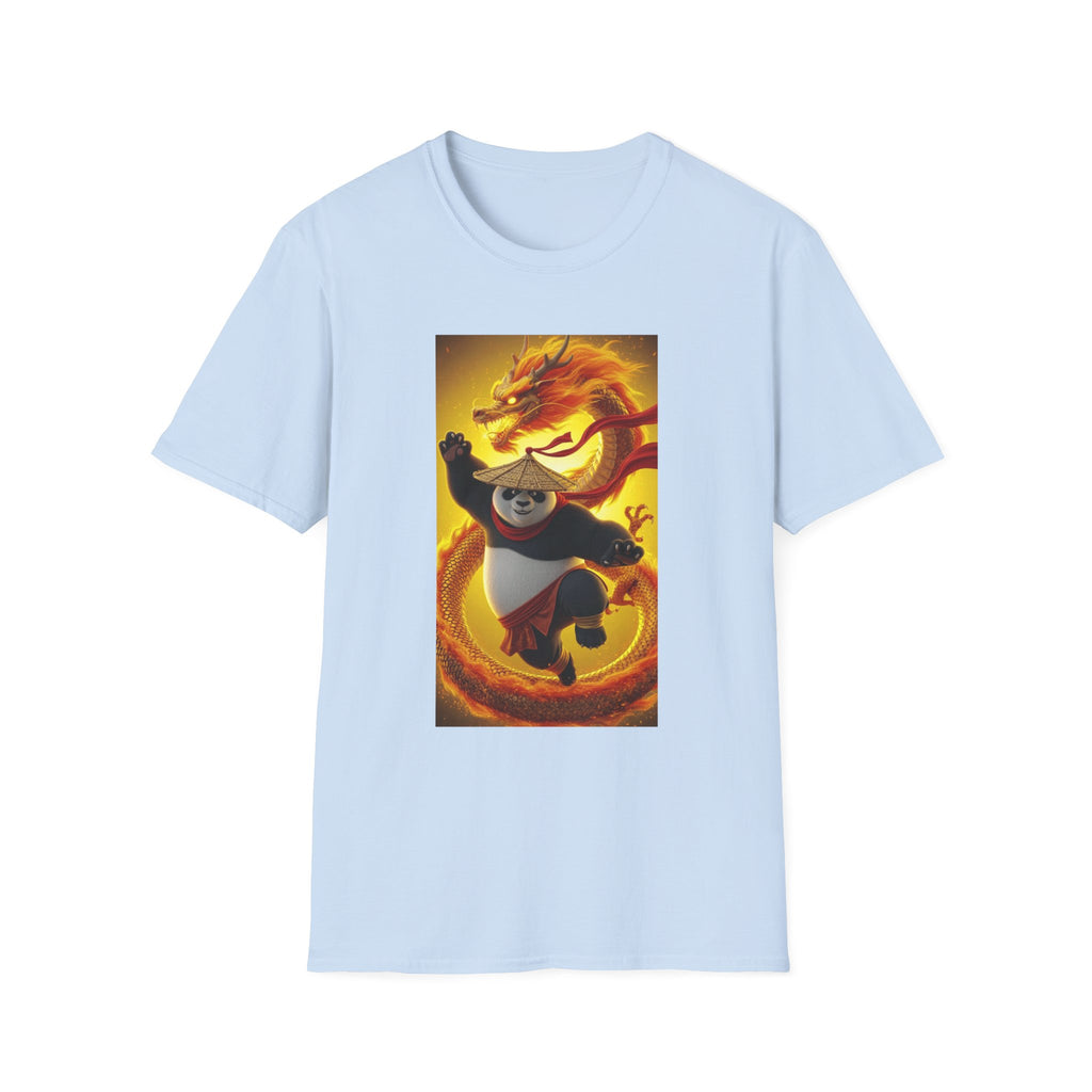 Kung Fu Panda Unisex Softstyle T-Shirt, DreamWorks Animation Youth Competitor Tee, Graphic Tee, Movie Fan Gift, Cult Classic Shirt, Comfy