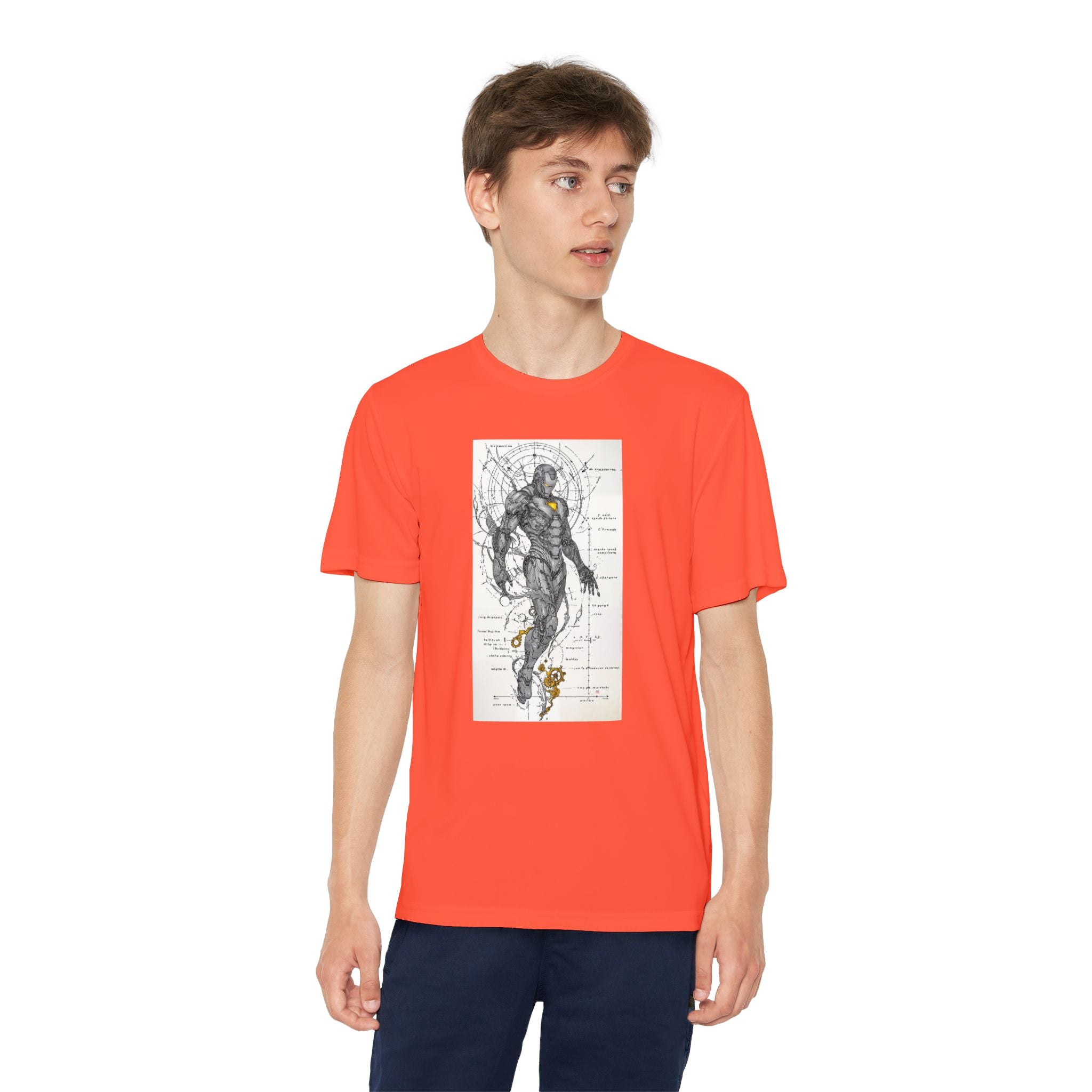 Superhero Youth T-Shirt Sports Graphic Tee, Cool Athletic Shirt for Kids