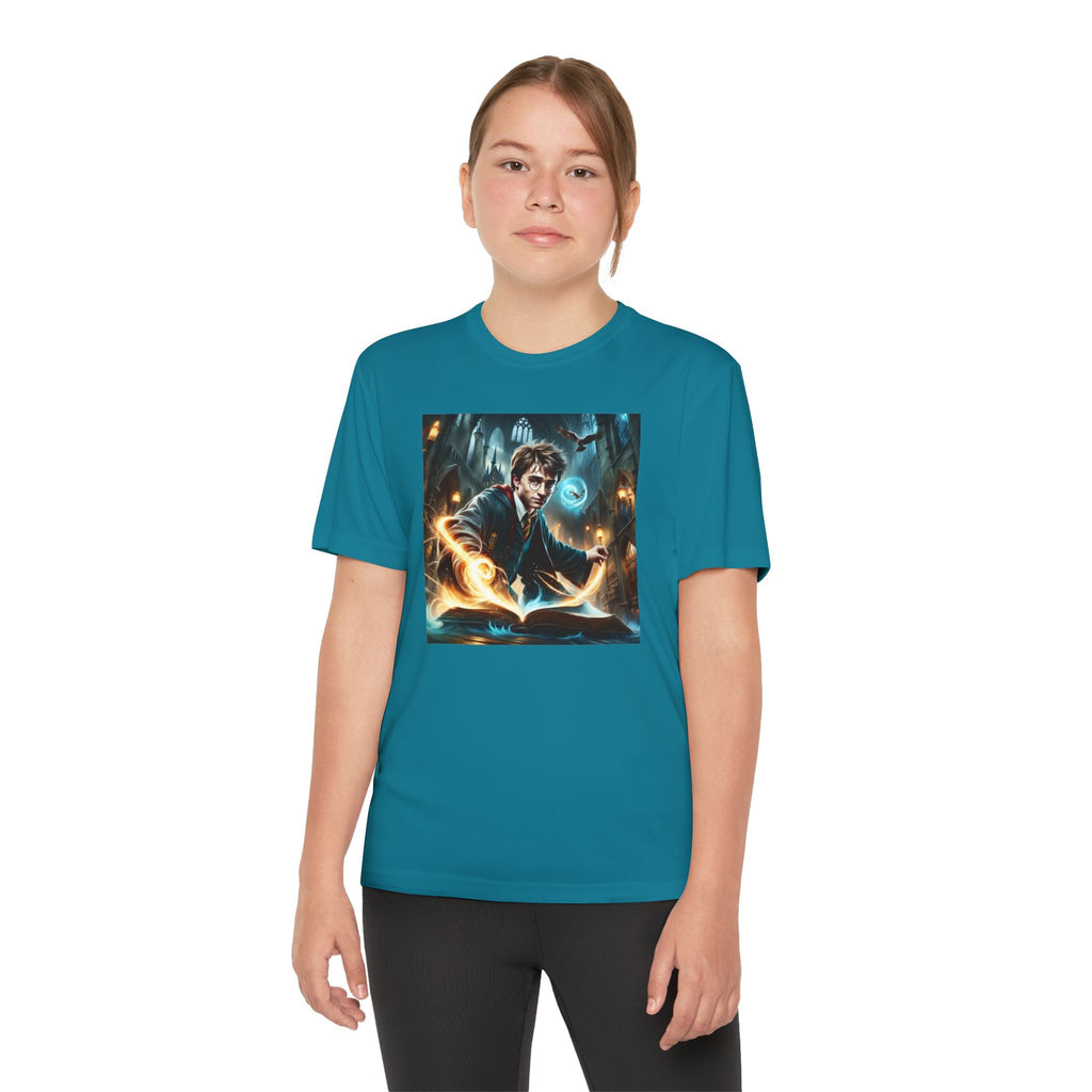 Youth Competitor Tee - Harry Potter, Wizard School Shirt, Magical Kids Top, Hogwarts Fan Gift, Sorcerer's Stone T-Shirt