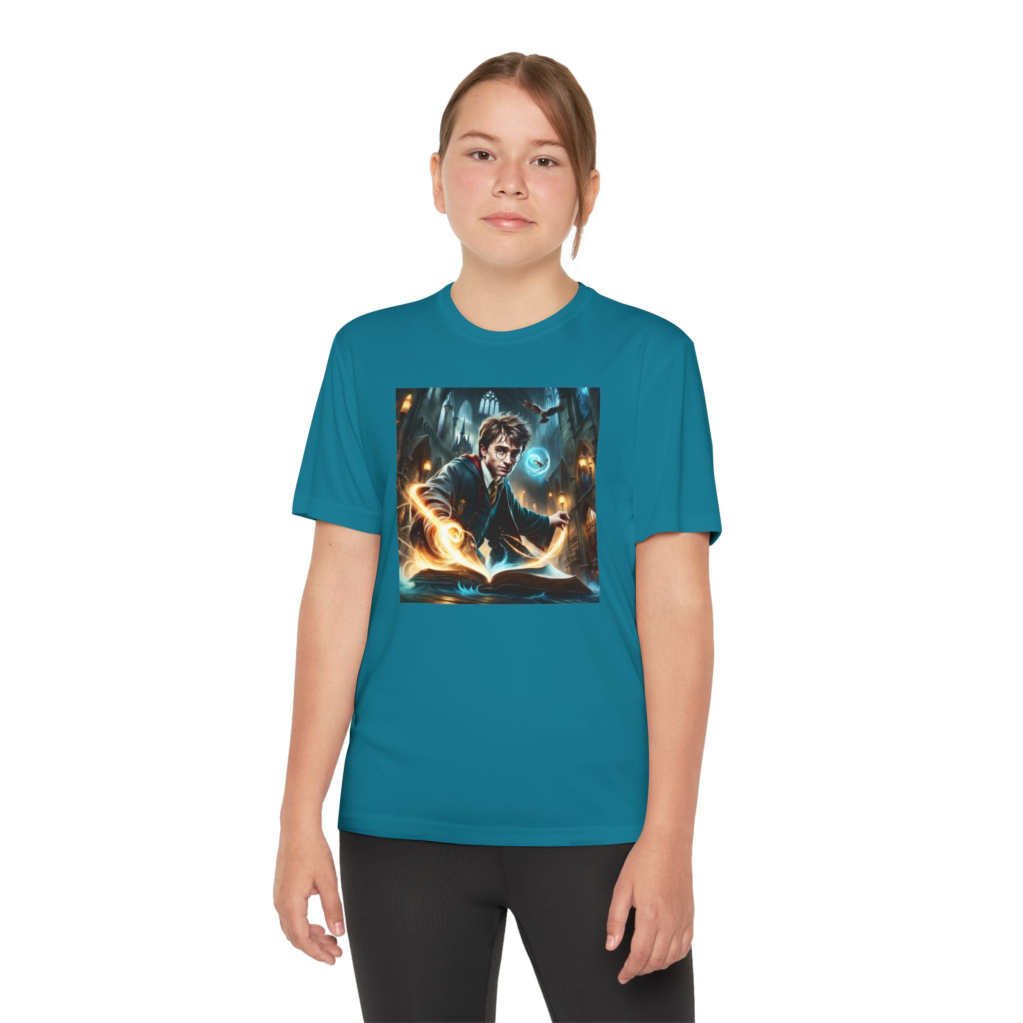 Youth Competitor Tee - Harry Potter, Wizard School Shirt, Magical Kids Top, Hogwarts Fan Gift, Sorcerer's Stone T-Shirt