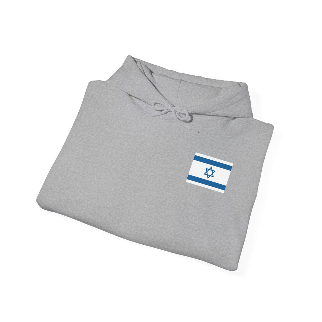 Isreal Flag And Map ~ Rebel Spirit Unisex Hoodie