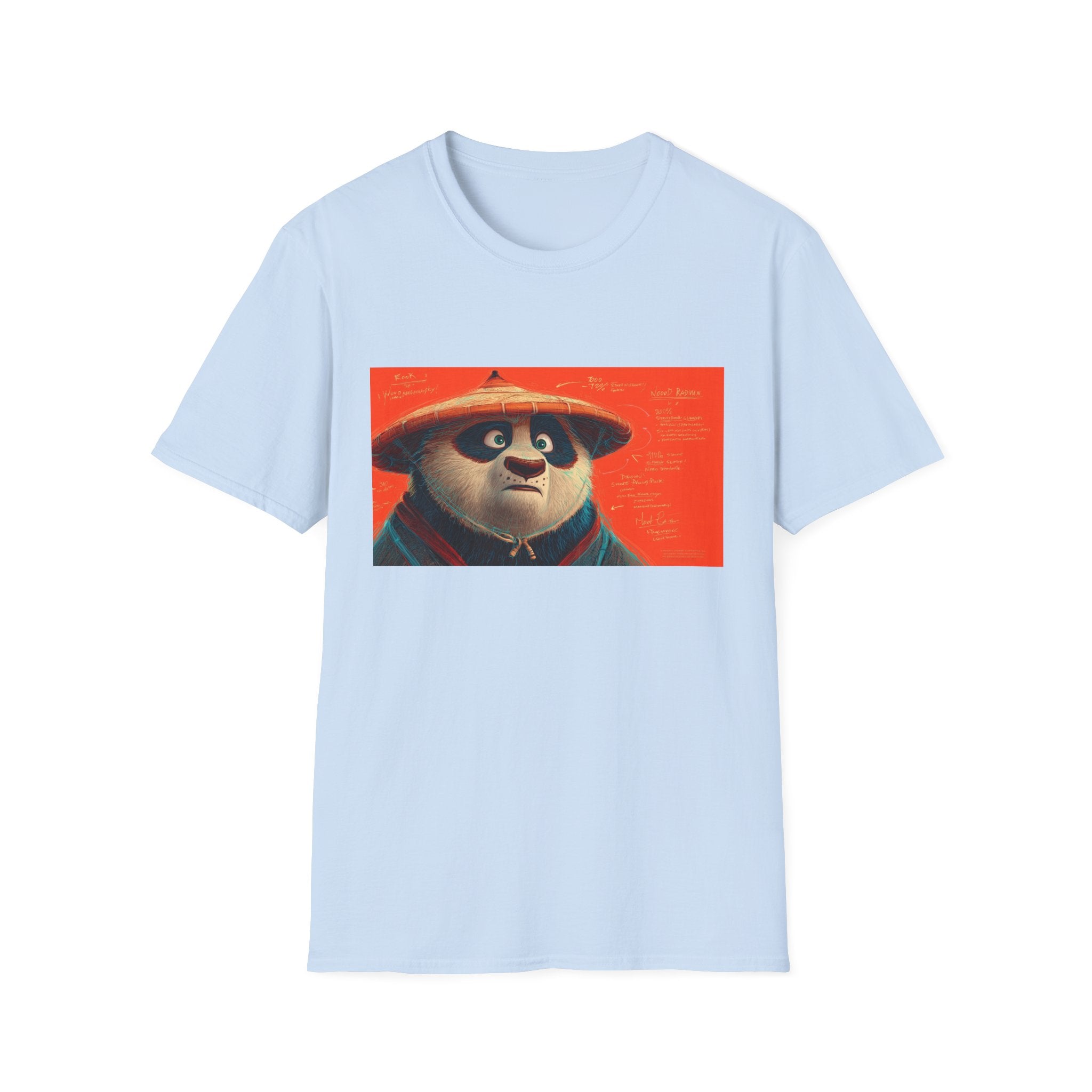 Kung Fu Panda Unisex Softstyle T-Shirt, DreamWorks Animation Youth Competitor Tee, Graphic Tee, Movie Fan Gift, Cult Classic Shirt, Comfy