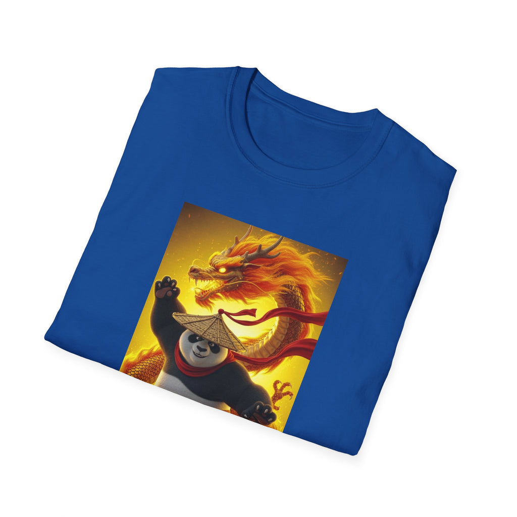 Kung Fu Panda Unisex Softstyle T-Shirt, DreamWorks Animation Youth Competitor Tee, Graphic Tee, Movie Fan Gift, Cult Classic Shirt, Comfy