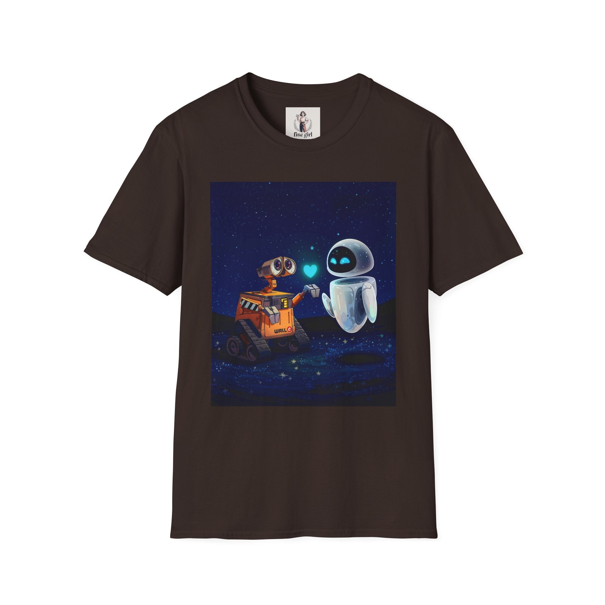 Wall-E Pixar Animation Unisex T-Shirt, Walt Disney Tee, Movie Lover Gift, Graphic Novelty Shirt, Cartoon Character Apparel
