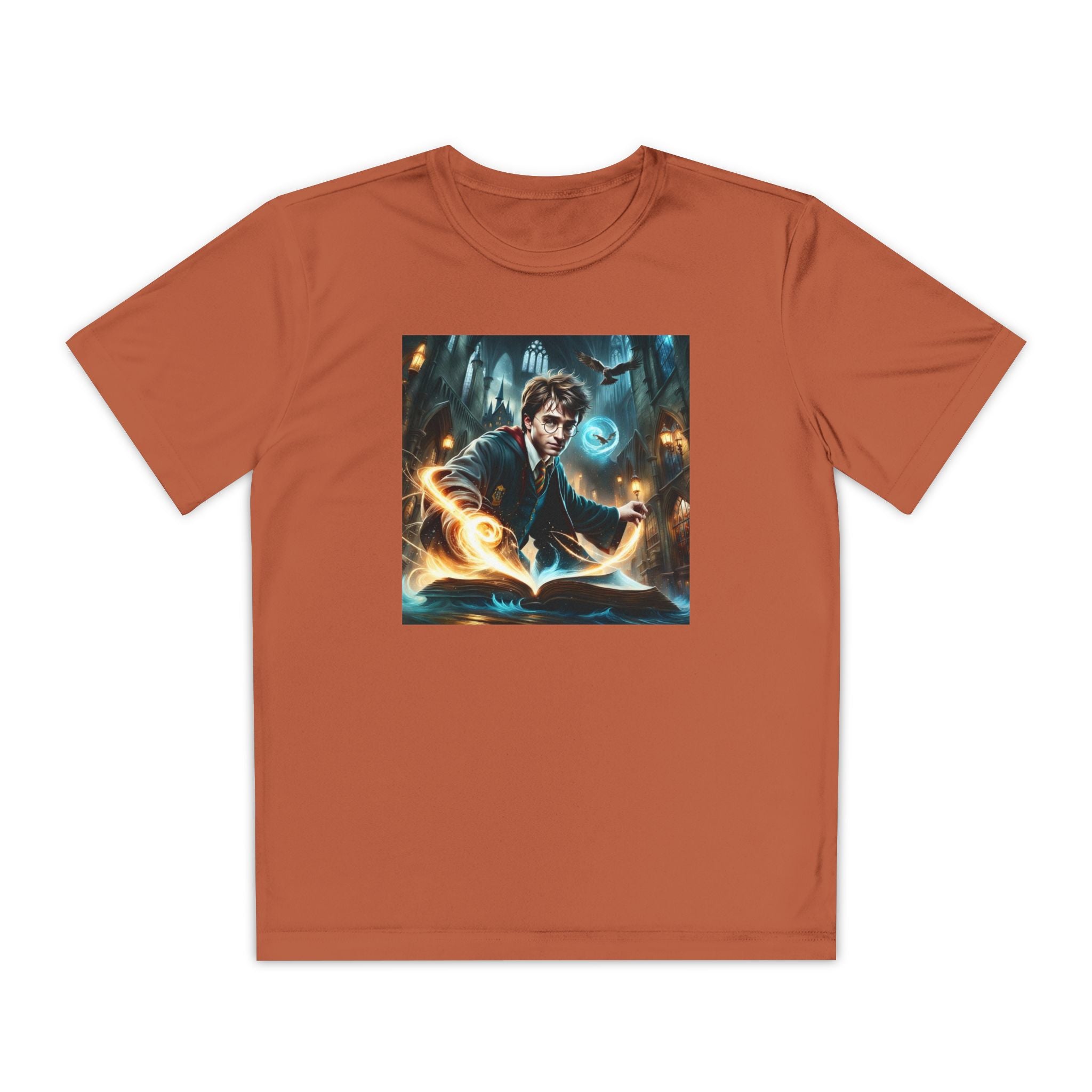 Youth Competitor Tee - Harry Potter, Wizard School Shirt, Magical Kids Top, Hogwarts Fan Gift, Sorcerer's Stone T-Shirt