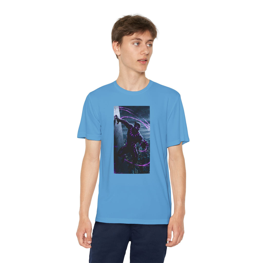 The Black Panther Superhero Marvel Patriotic, Kids Graphic T-Shirt, Boys Hero Top, Girls Comic Book Clothing, Birthday