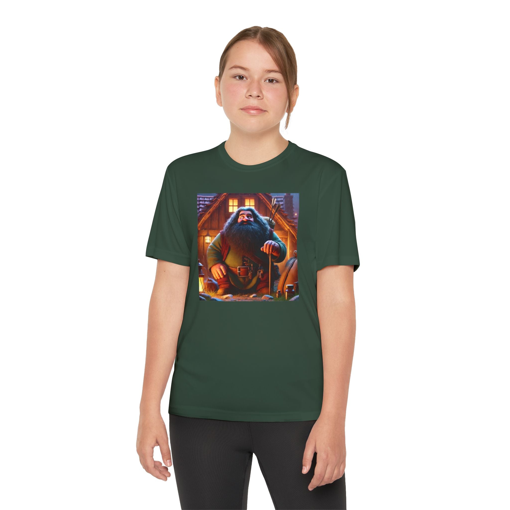 Youth Competitor Tee - Harry Potter, Wizard School Shirt, Magical Kids Top, Hogwarts Fan Gift, Sorcerer's Stone T-Shirt