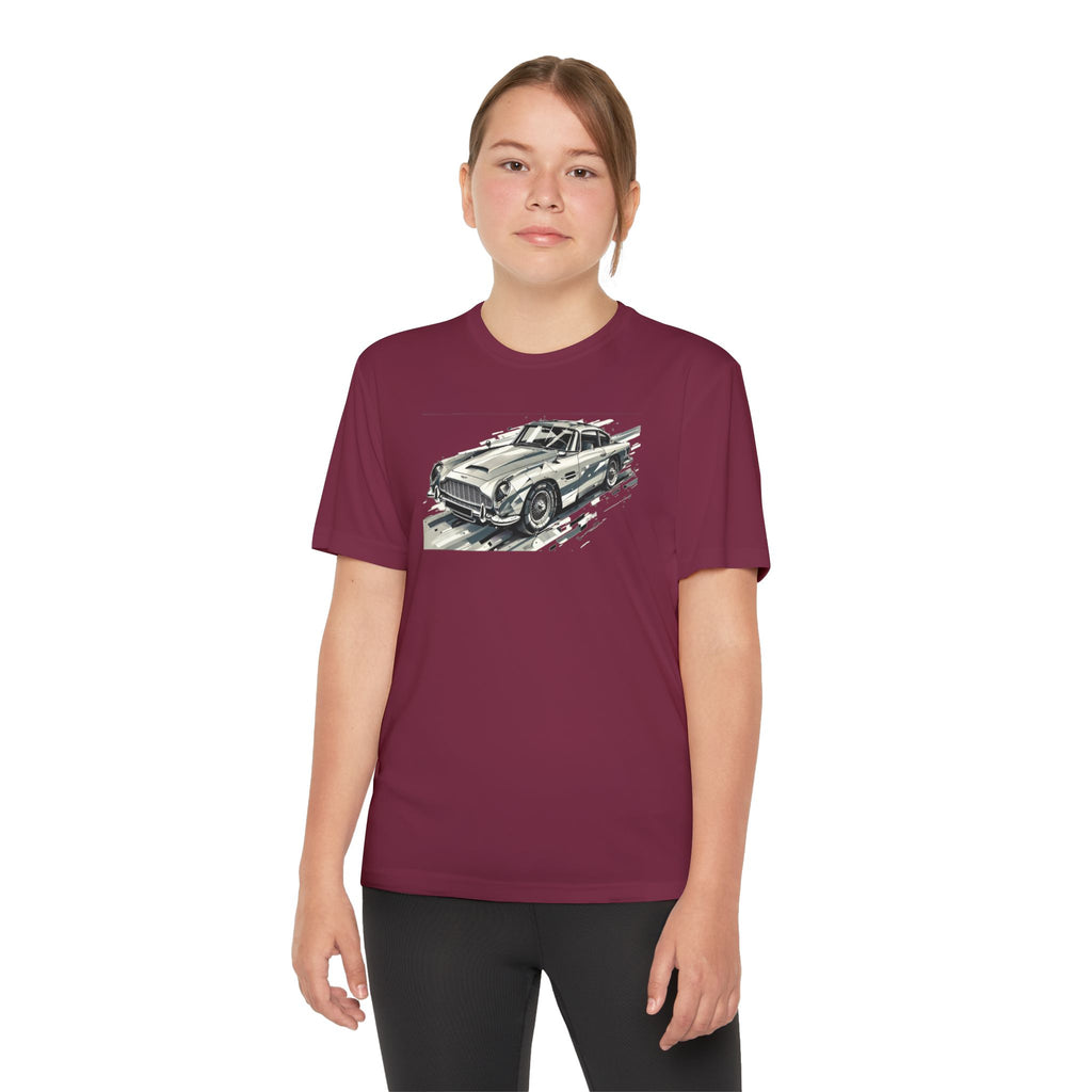 Aston Martin Youth T-Shirt Sports Graphic Tee, Cool Athletic Shirt for Kids, Perfect for Sports Events, Team Spirit