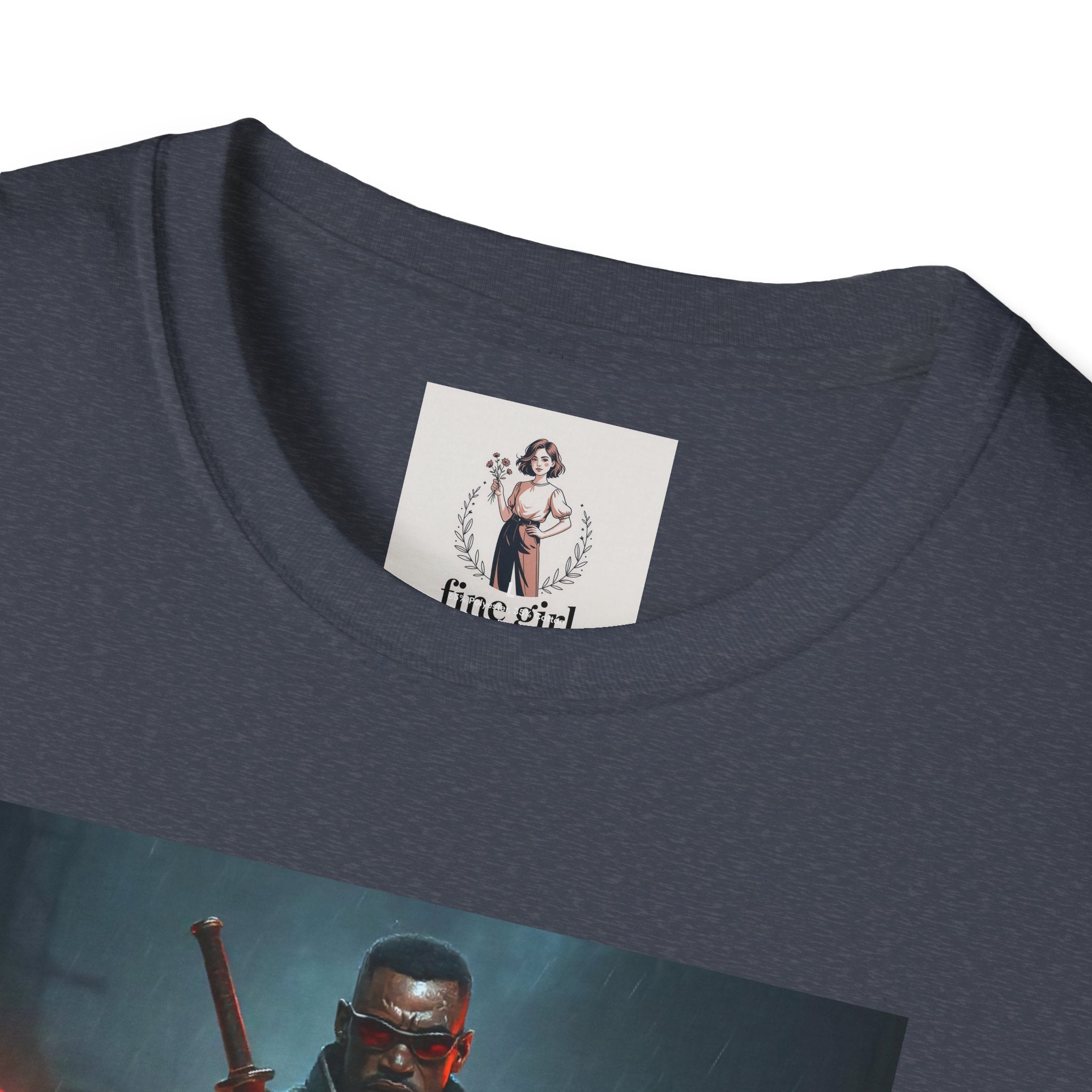 Blade Superhero Marvel Unisex Softstyle T-Shirt, Comic Book Tee, Geeky Clothing, Cosplay Costume Top