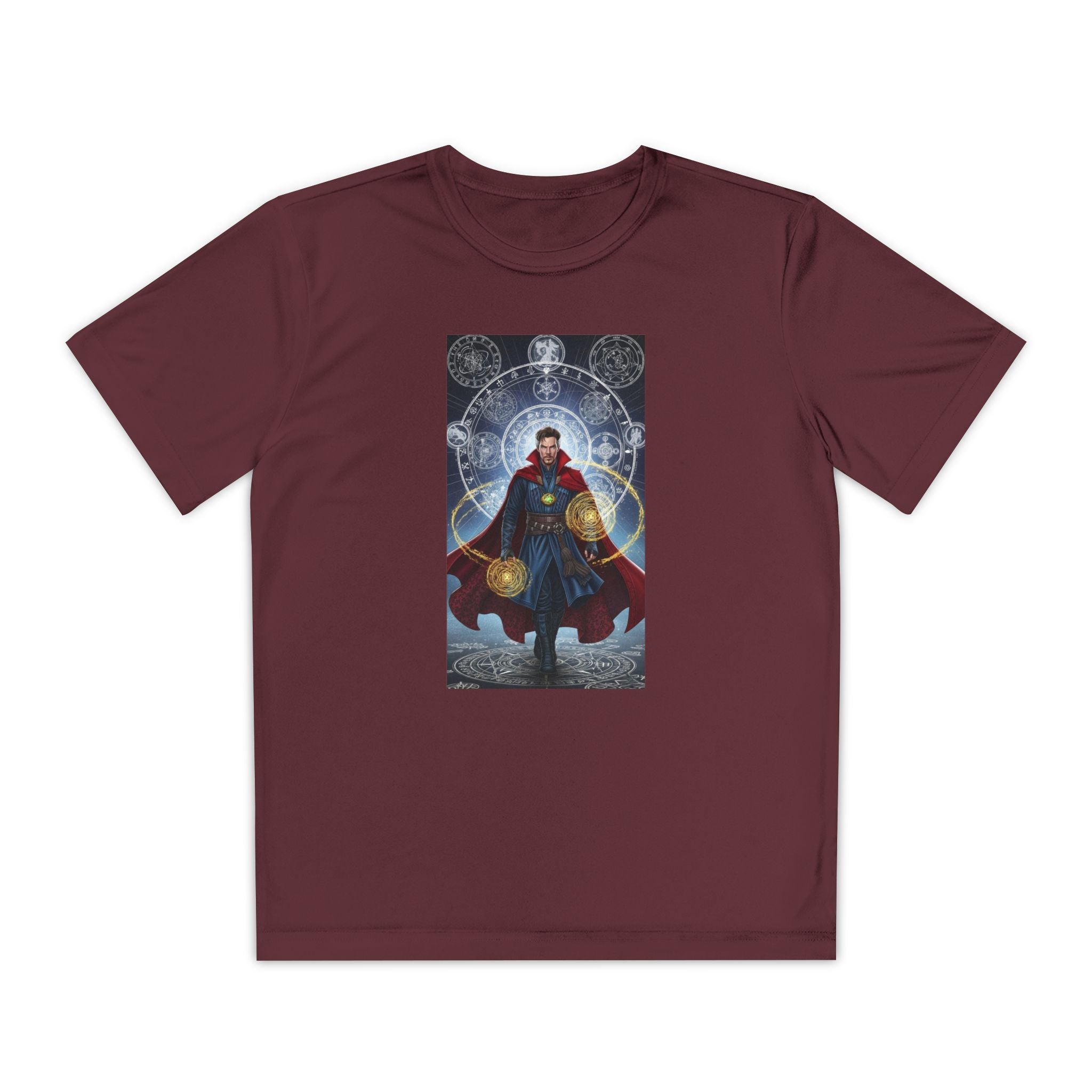 Superhero Youth T-Shirt Sports Graphic Tee, Cool Athletic Shirt for Kids, Perfect for Sports Events, Team Spirit