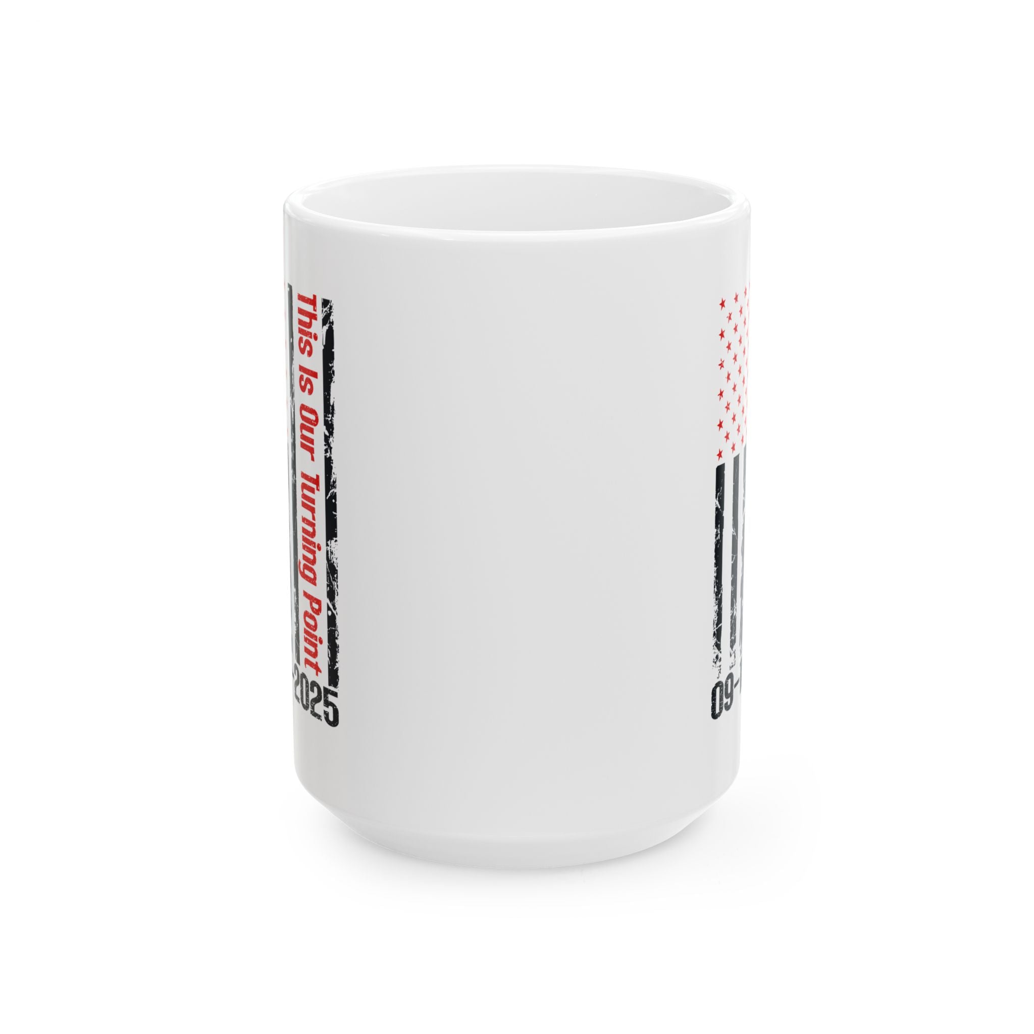 Charlie Kirk Patriotic Mug