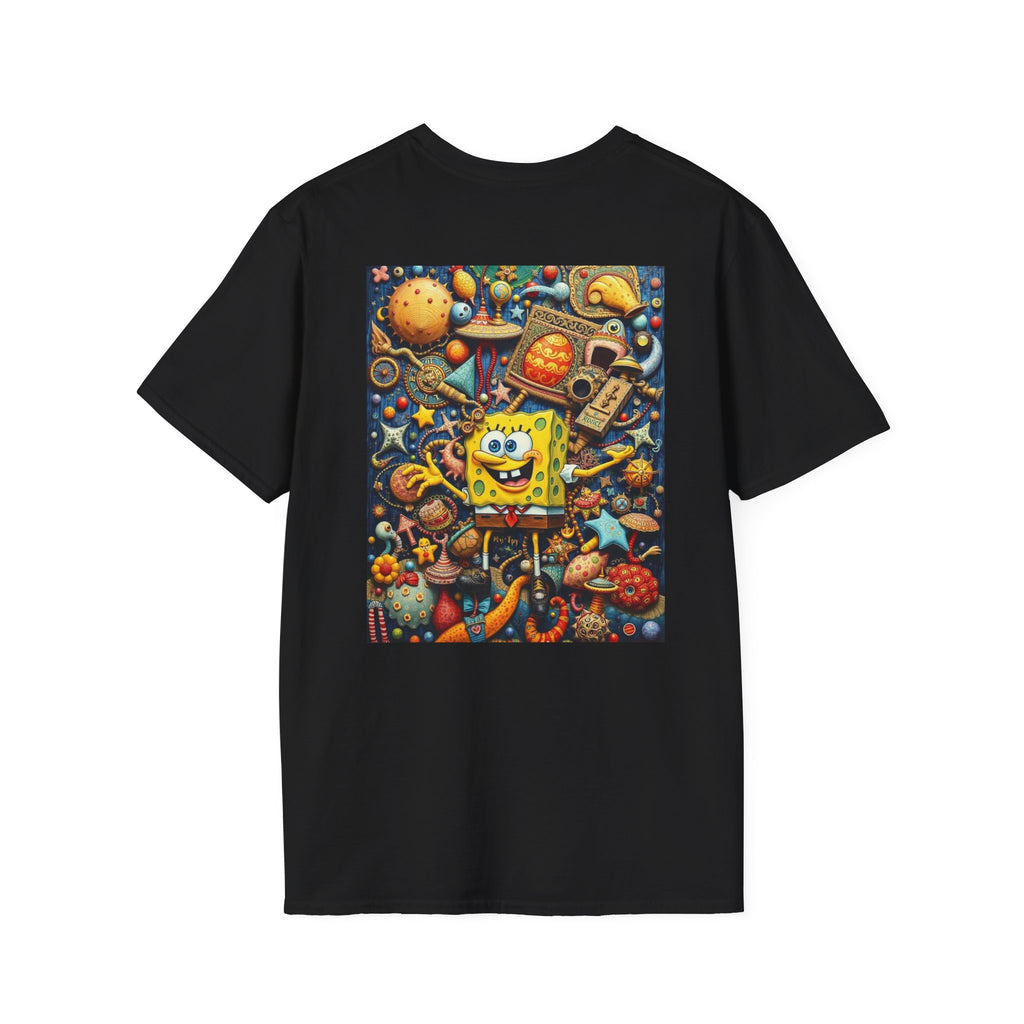 SpongeBob SquarePants Kids T-Shirt, Mr Krabs Squidward Patrick Star Youth Tee, Nickelodeon Children's TV Shirt, Unisex Softstyle