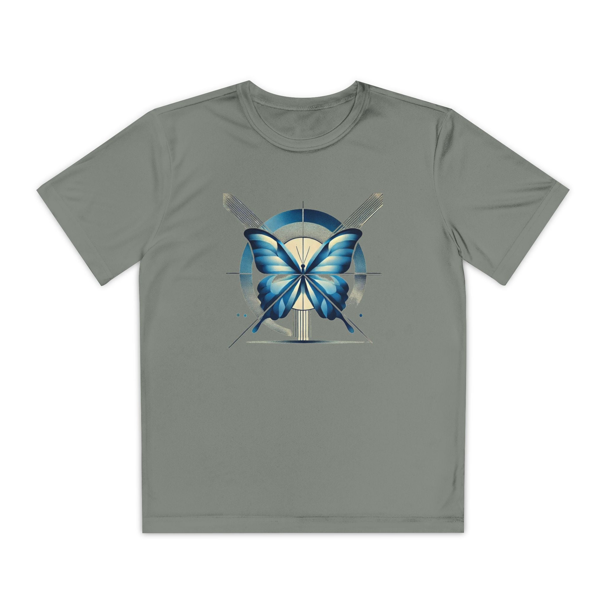Butterffy Youth T-Shirt Sports Graphic Tee, Cool Athletic Shirt for Kids, Perfect for Sports Events, Team Spirit