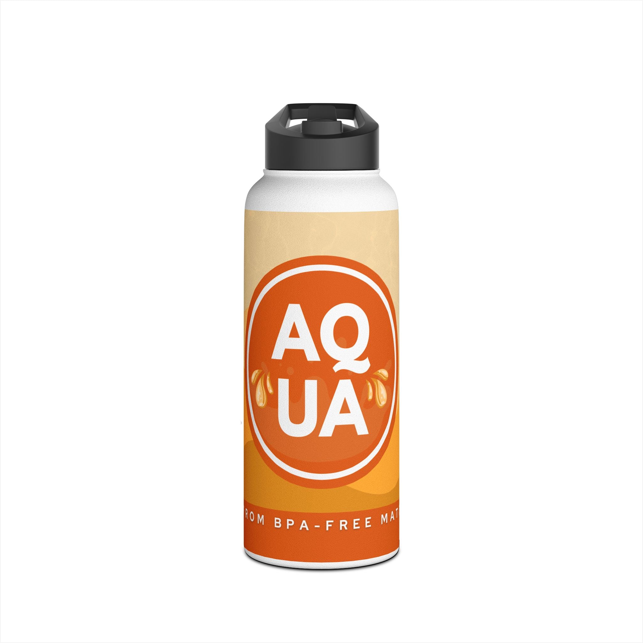 Aqua Stainless Steel Water Bottle, Eco-Friendly Hydration for Travel, Sports, Yoga, Gifts, Outdoor Adventures