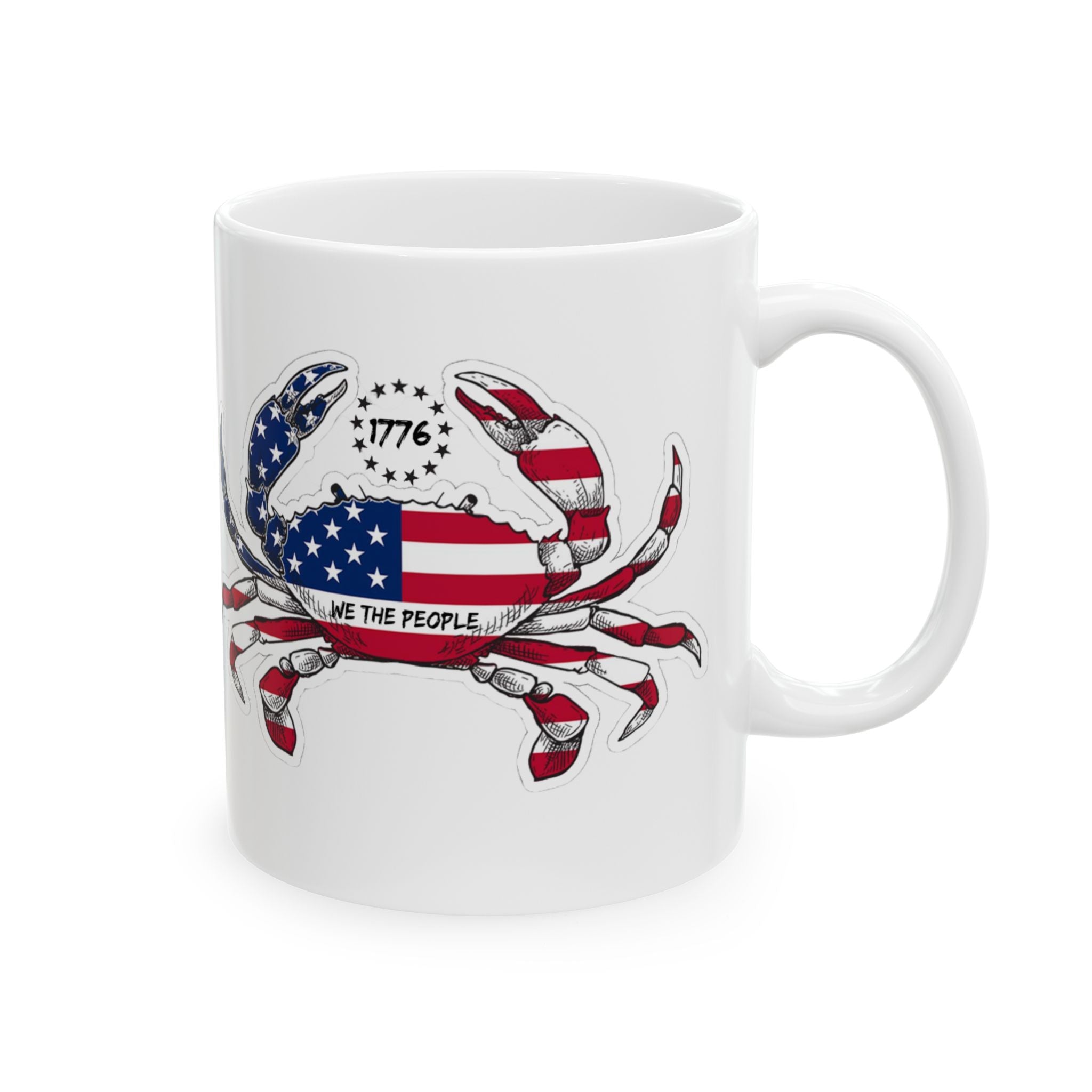 Crabbing 1776 Patriotic Coffee & Tea Mug