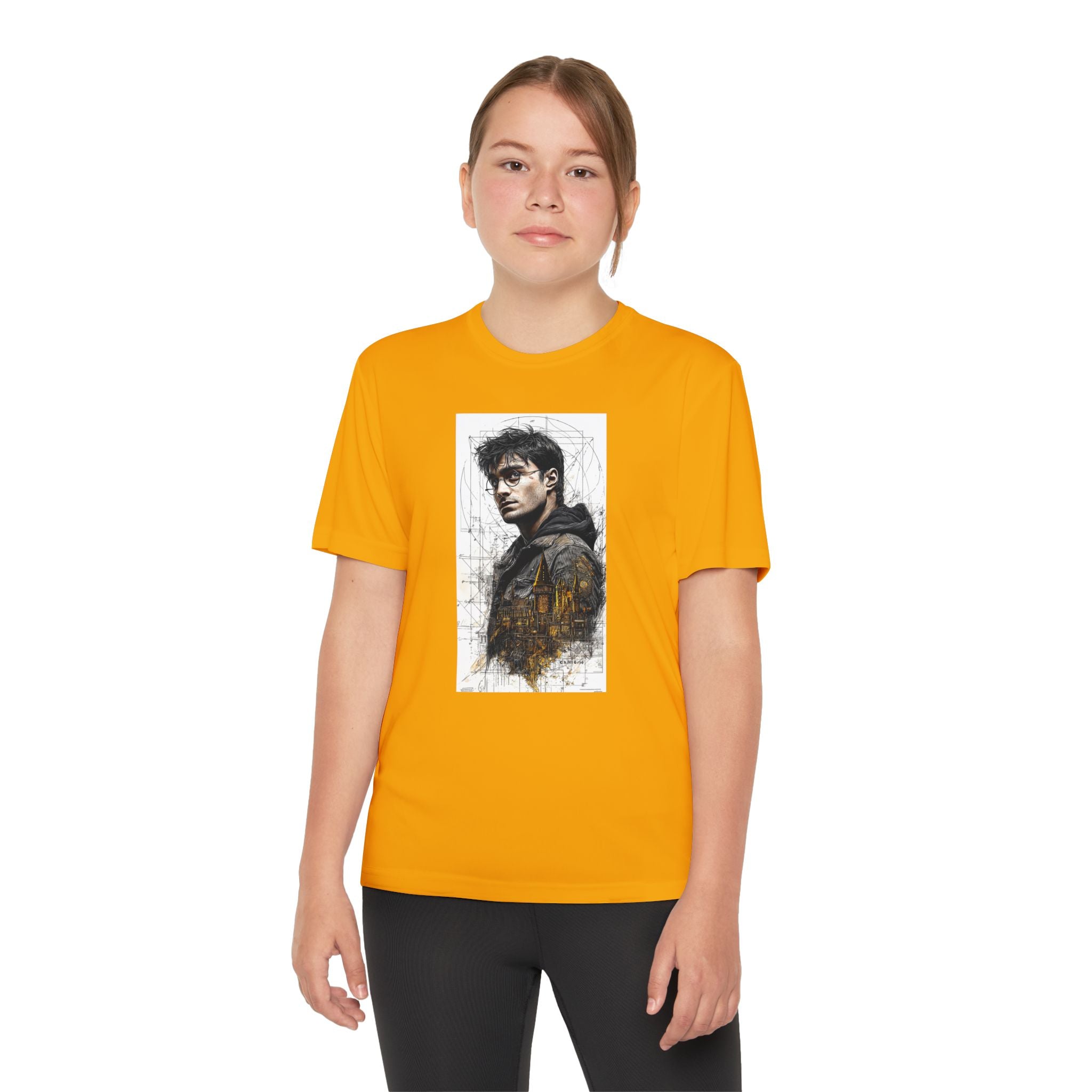 Youth Competitor Tee - Harry Potter, Wizard School Shirt, Magical Kids Top, Hogwarts Fan Gift, Sorcerer's Stone T-Shirt