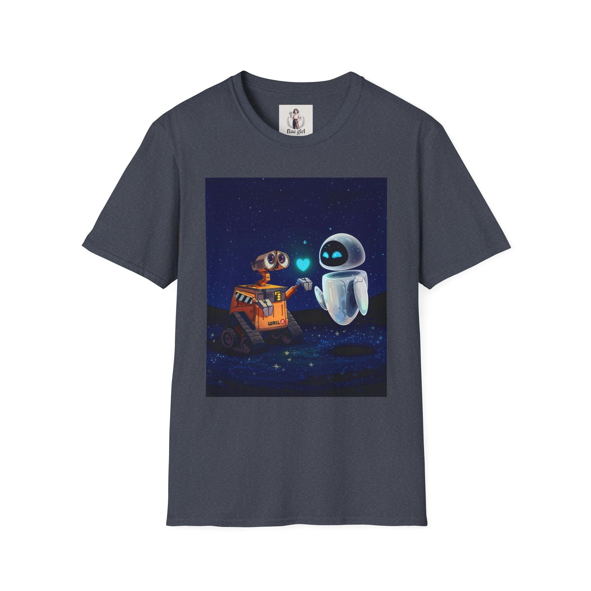 Wall-E Pixar Animation Unisex T-Shirt, Walt Disney Tee, Movie Lover Gift, Graphic Novelty Shirt, Cartoon Character Apparel