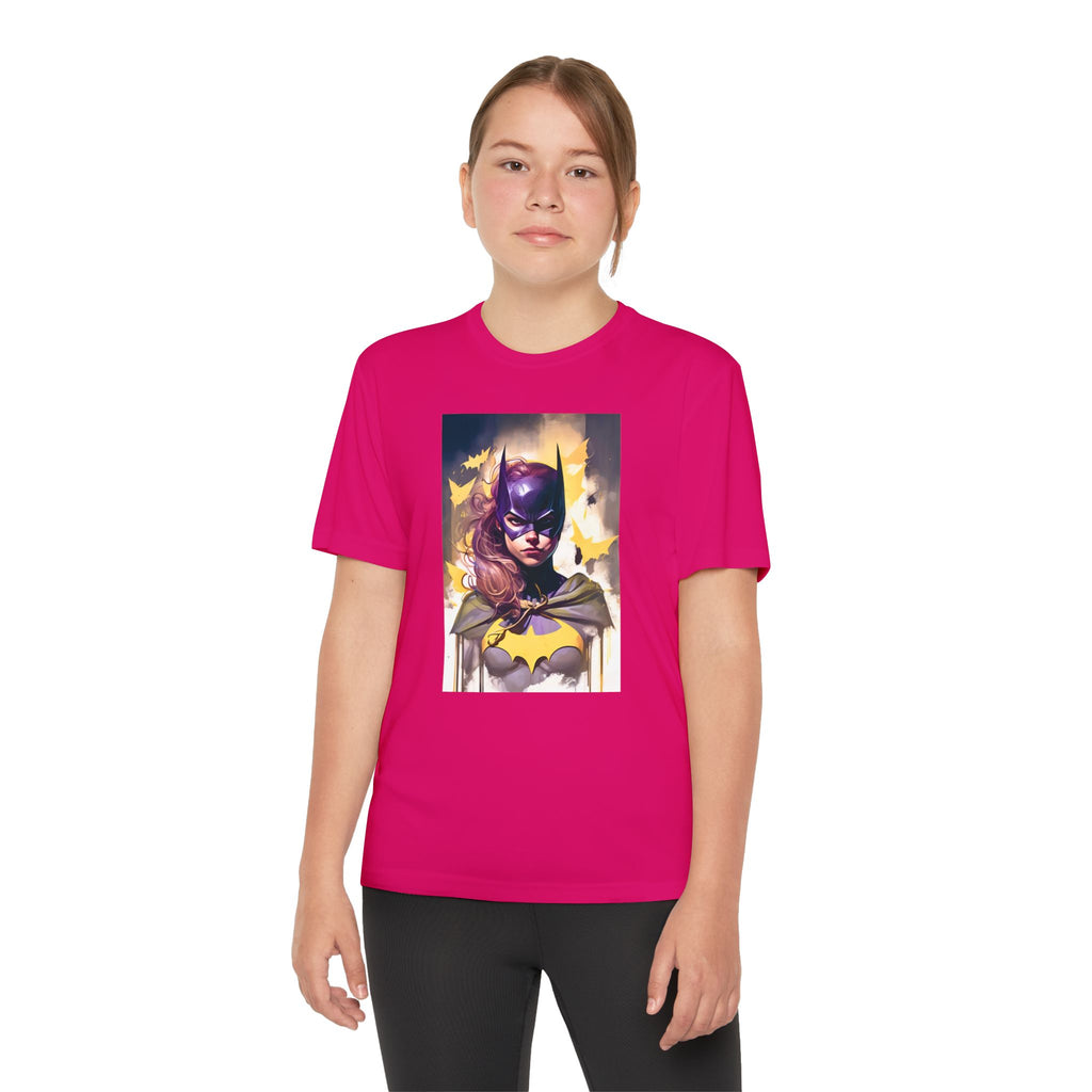 Superhero Youth T-Shirt Sports Graphic Tee, Cool Athletic Shirt for Kids