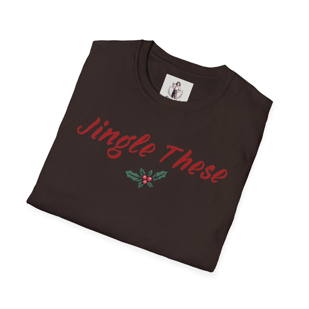Jingle These Hand Grenades Christmas T-Shirt ~ Unisex Softstyle T-Shirt