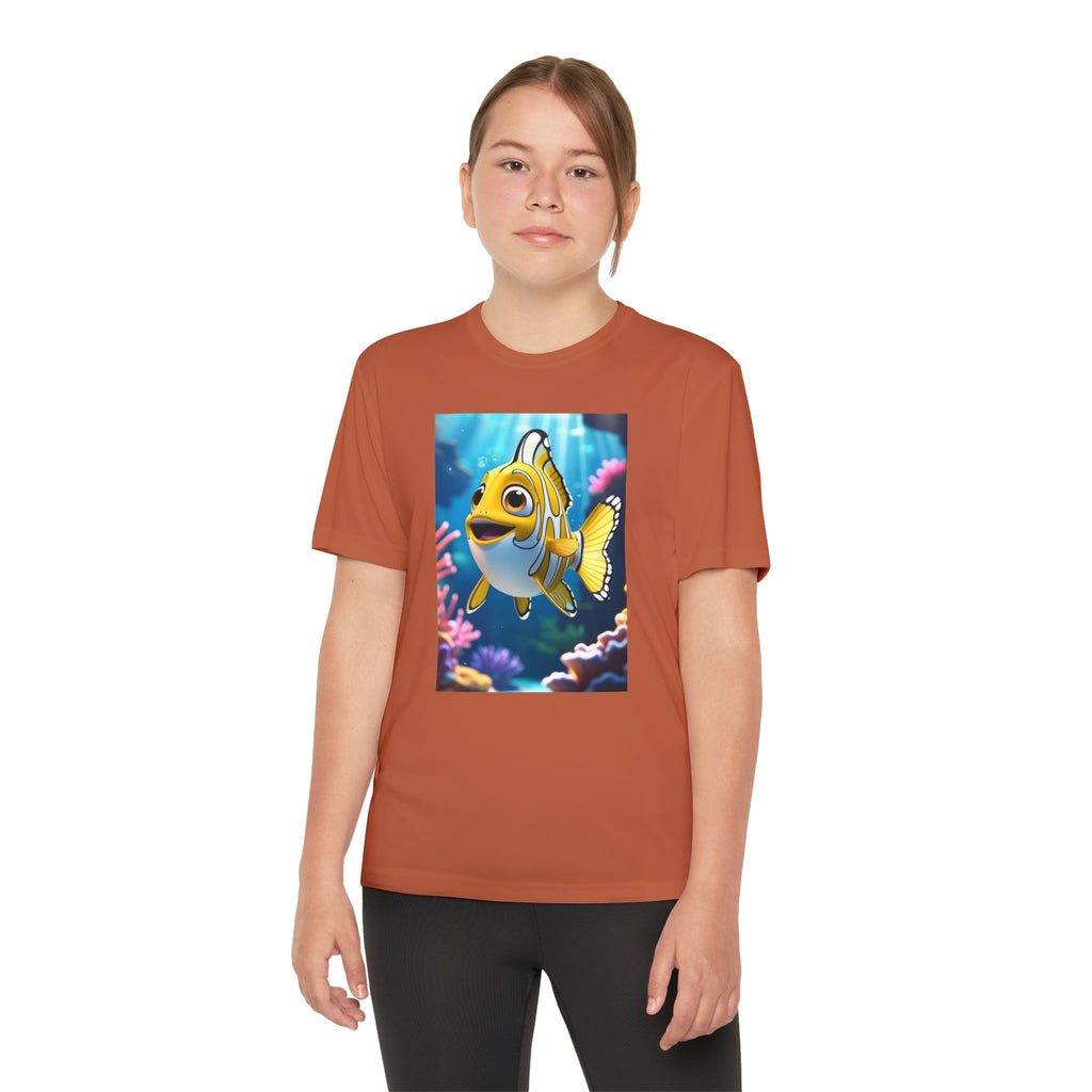 Nemo Fish Ocean Youth T-Shirt - Underwater Kids Tee, Finding Nemo Shirt, Beach Vacation Clothing, Ocean Lover Gift, Fish Theme Top
