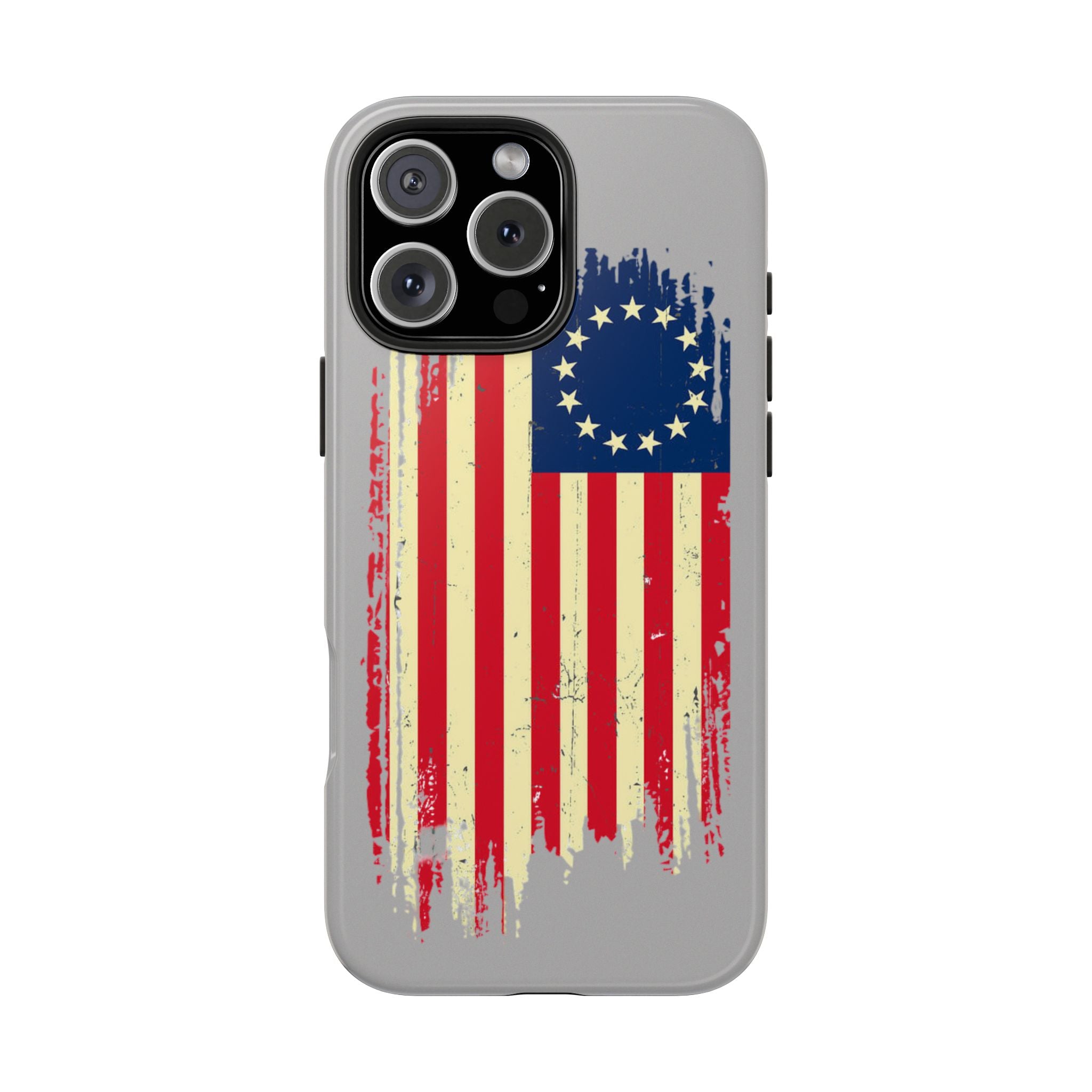 Patriotic Phone Cases with Vintage Flag Design, Tough Case for Independence Day, Memorial Day, 4th of July, Gift for Veterans, USA Pride
