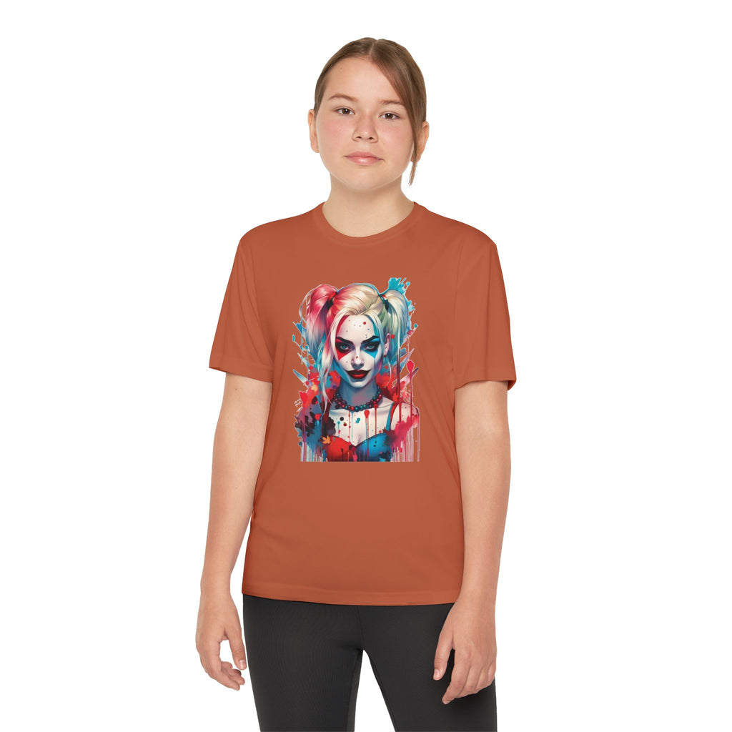 Superhero Youth T-Shirt Sports Graphic Tee, Cool Athletic Shirt for Kids