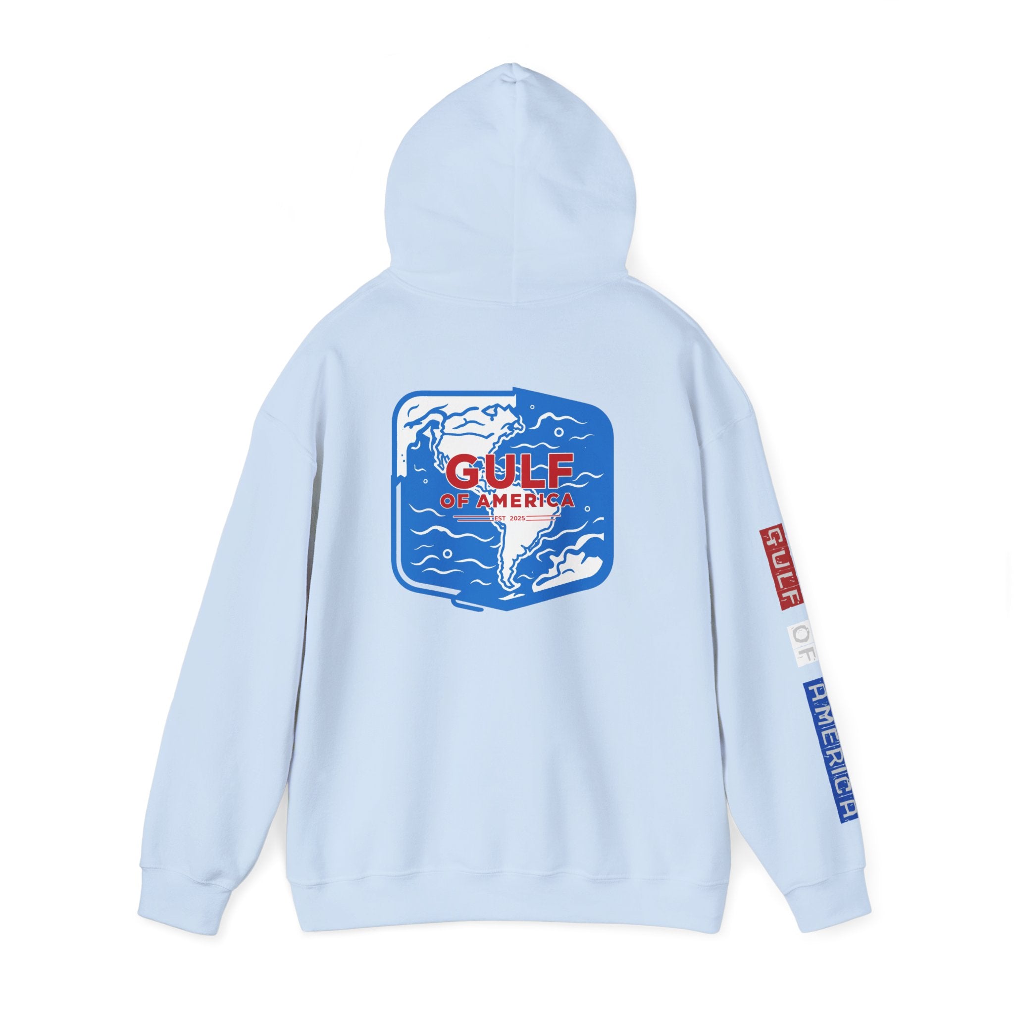 Gulf Of America Patriotic Hoodie, USA Patriotism Sweatshirt, American Flag Pullover, Independence Day Apparel, Fourth of July Gift