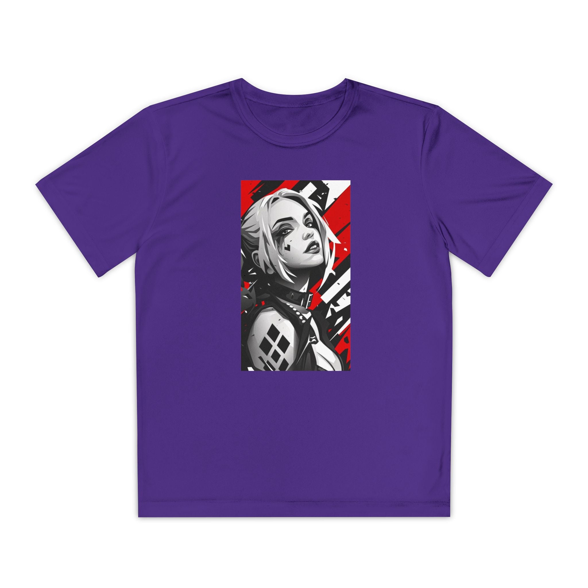 Superhero Youth T-Shirt Sports Graphic Tee, Cool Athletic Shirt for Kids