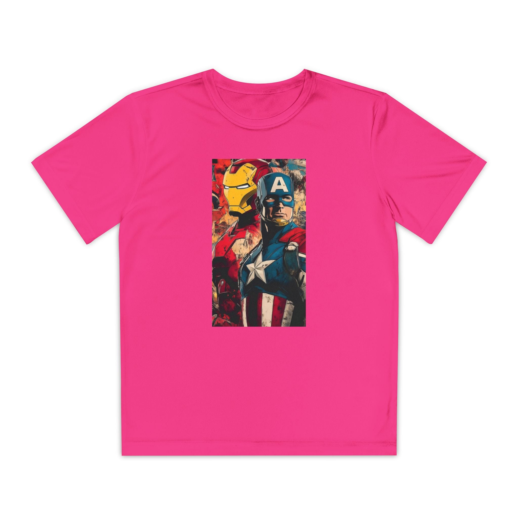 Advengers Youth T-Shirt Sports Graphic Tee, Cool Athletic Shirt for Kids, Perfect for Sports Events, Team Spirit
