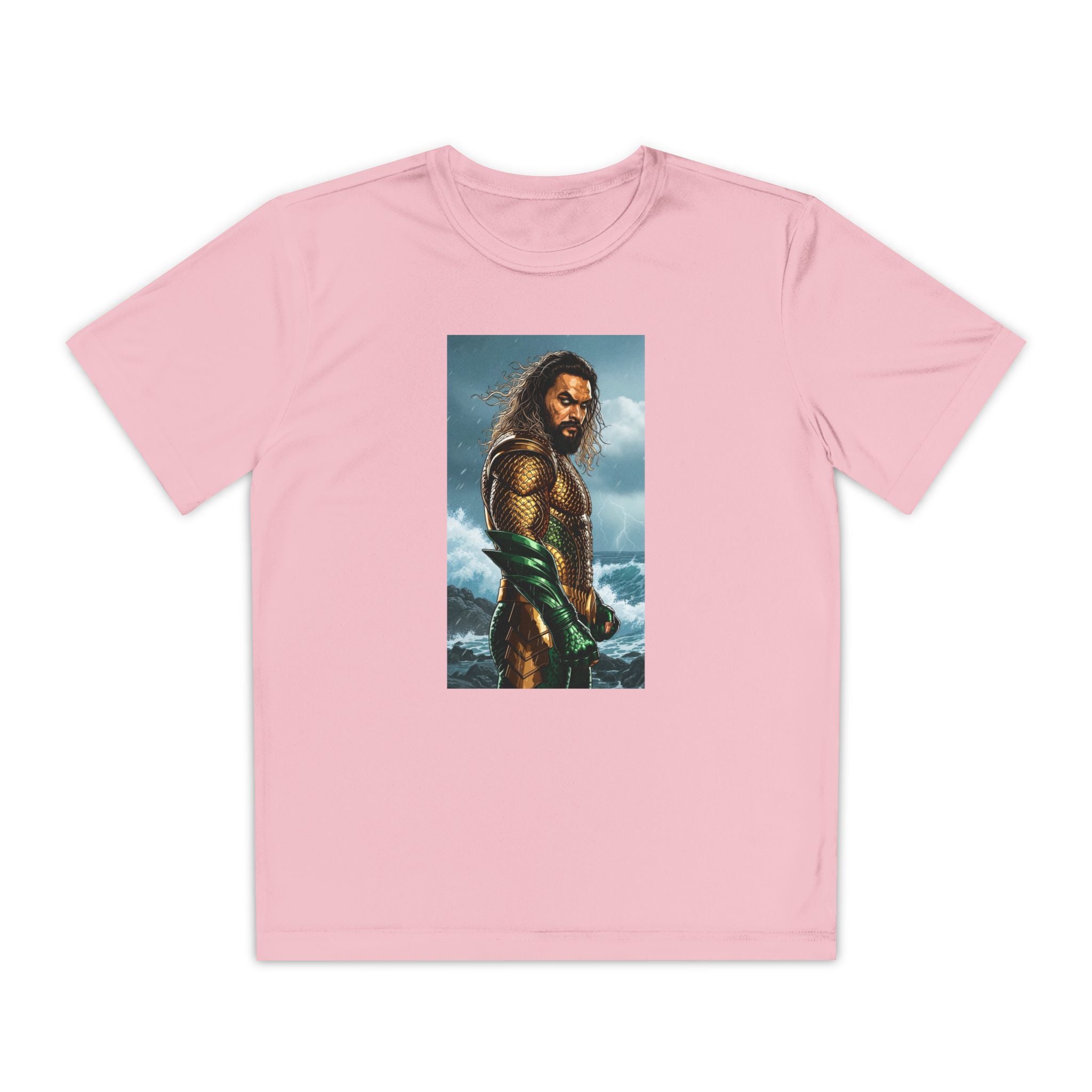 Aquaman Superhero Youth Tee, Kids Superhero Shirt, Child Aquaman T-shirt, Comic Book Tee, Superhero Fan Gift