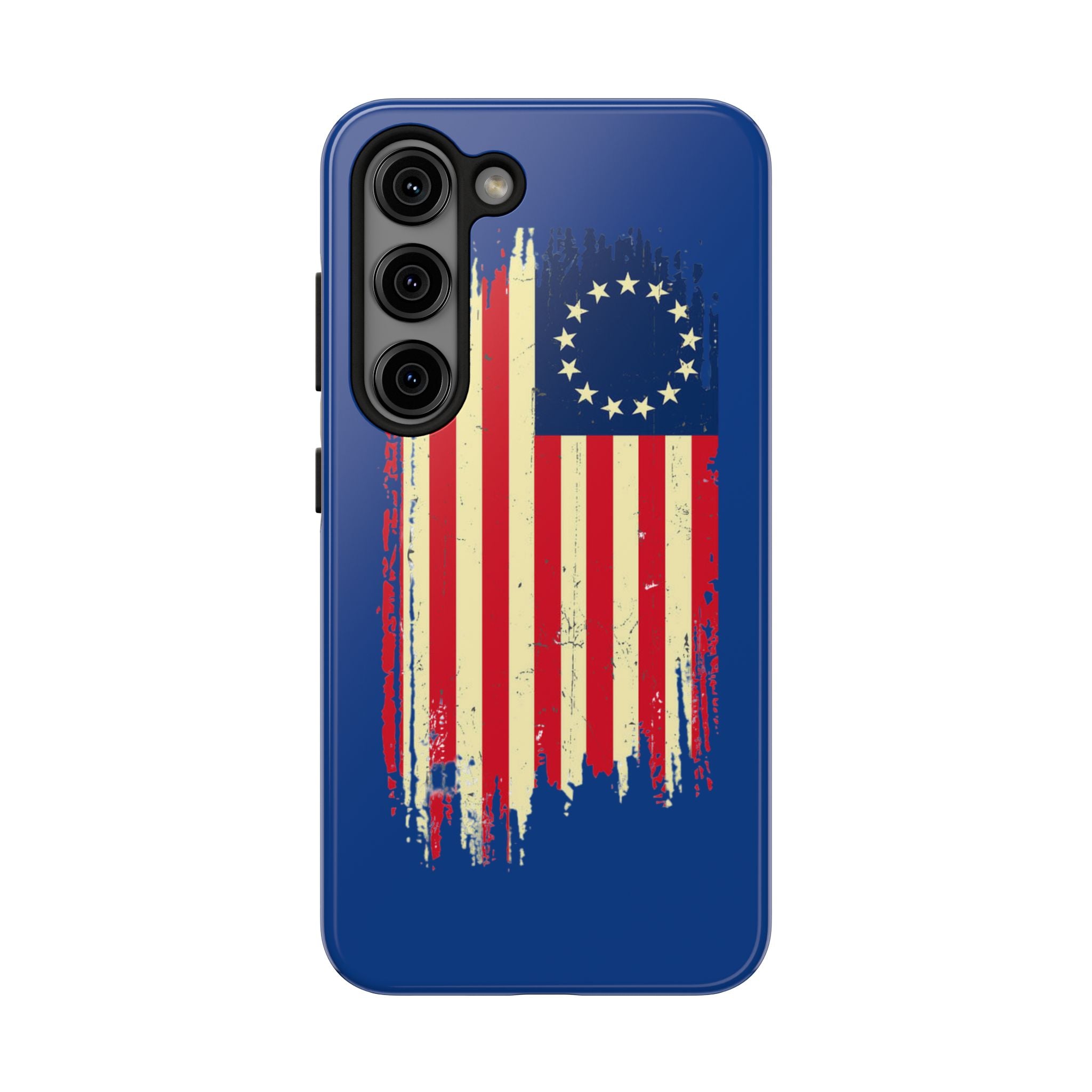 Patriotic Phone Cases with Vintage Flag Design, Tough Case for Independence Day, Memorial Day, 4th of July, Gift for Veterans, USA Pride
