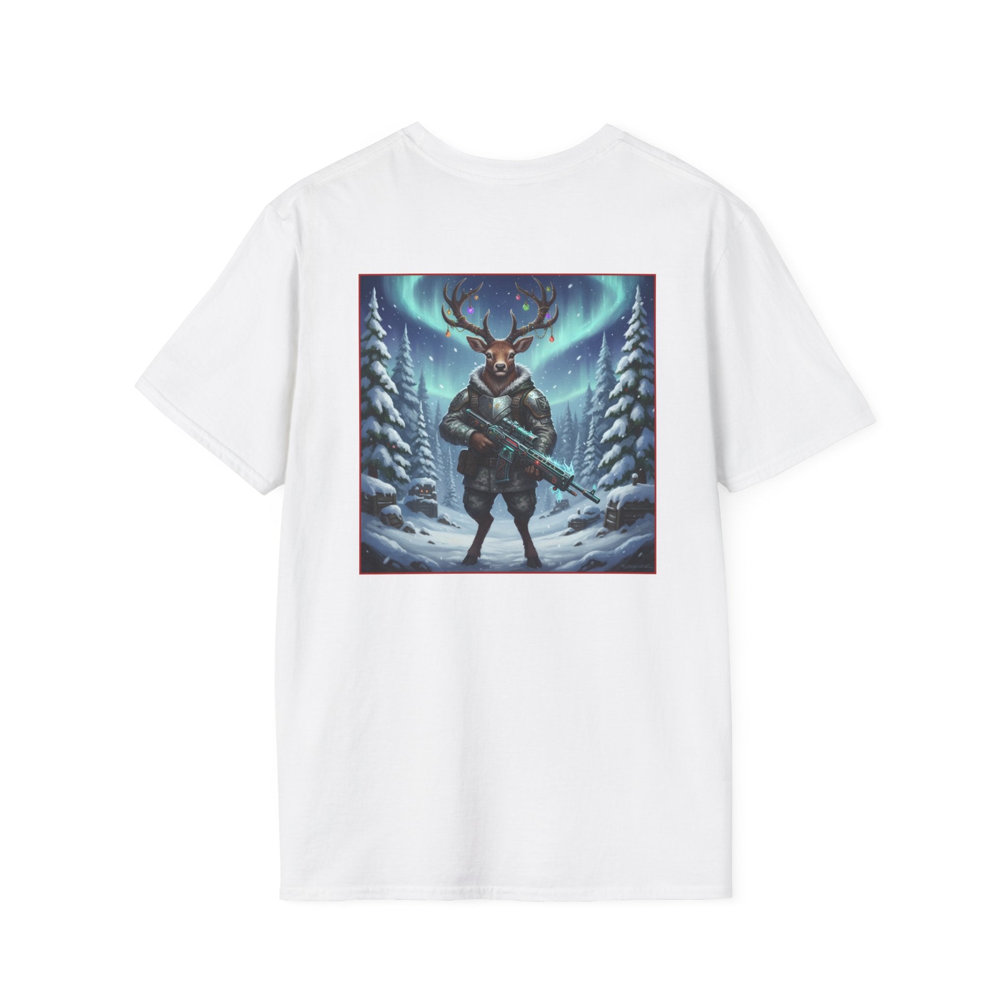 Yule Guard Patriotic Christmas Holiday ~ Unisex Softstyle T-Shirt