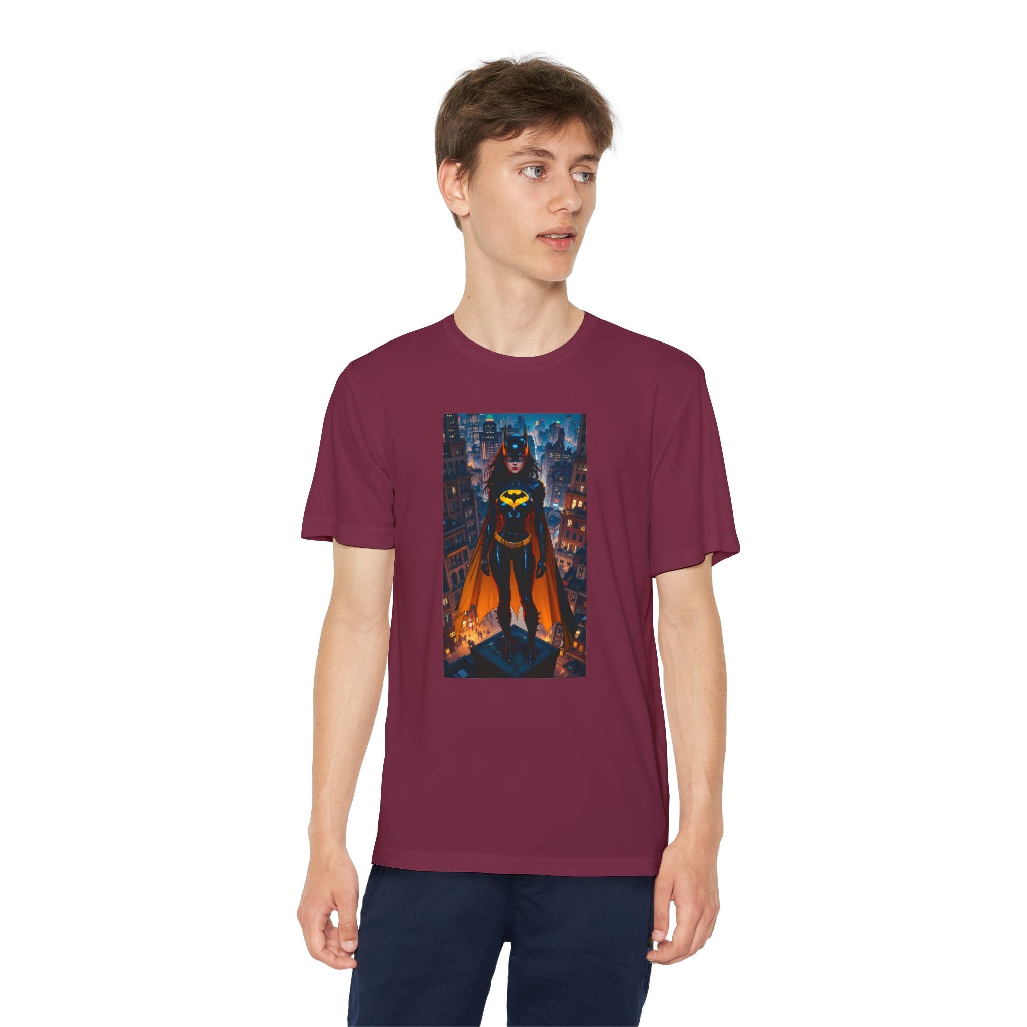 Copy of Superhero Youth T-Shirt Sports Graphic Tee, Cool Athletic Shirt for Kids