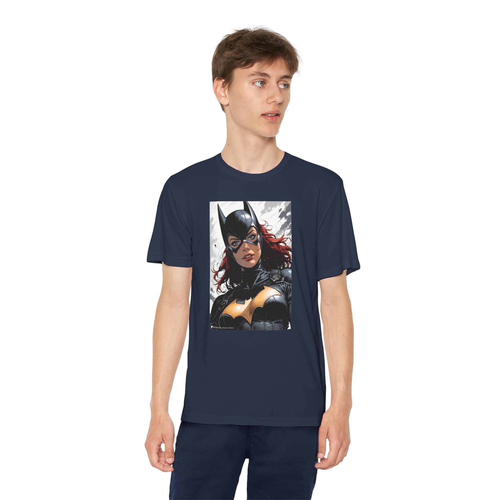 Superhero Youth T-Shirt Sports Graphic Tee, Cool Athletic Shirt for Kids