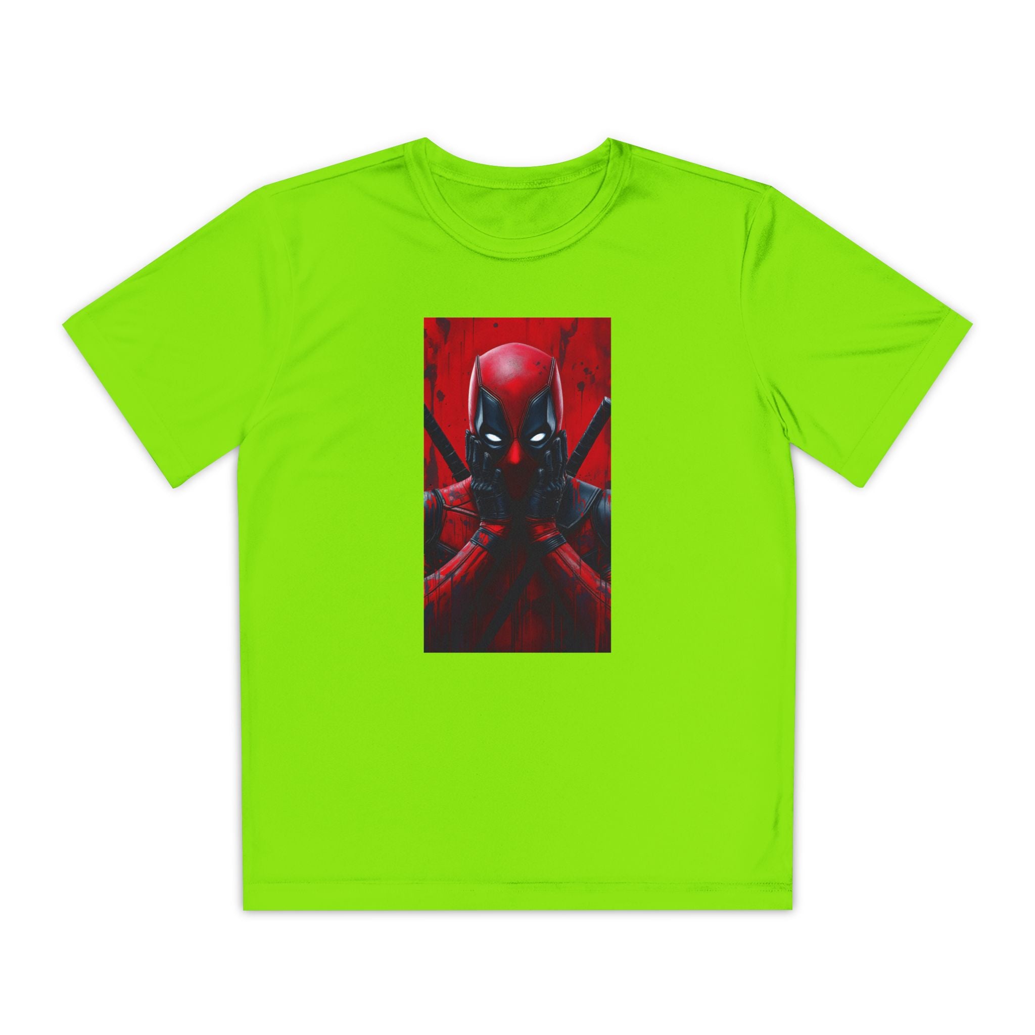 Deadpool Superhero Marvel Patriotic, Kids Graphic T-Shirt, Boys Hero Top, Girls Comic Book Clothing, Birthday