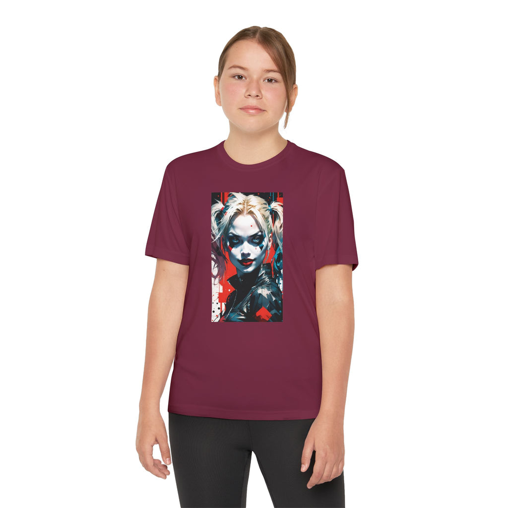 Superhero Youth T-Shirt Sports Graphic Tee, Cool Athletic Shirt for Kids