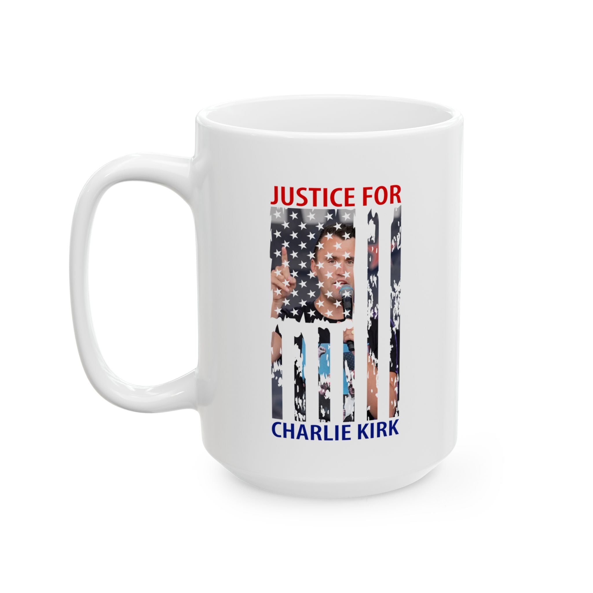 Charlie Kirk Patriotic Mug