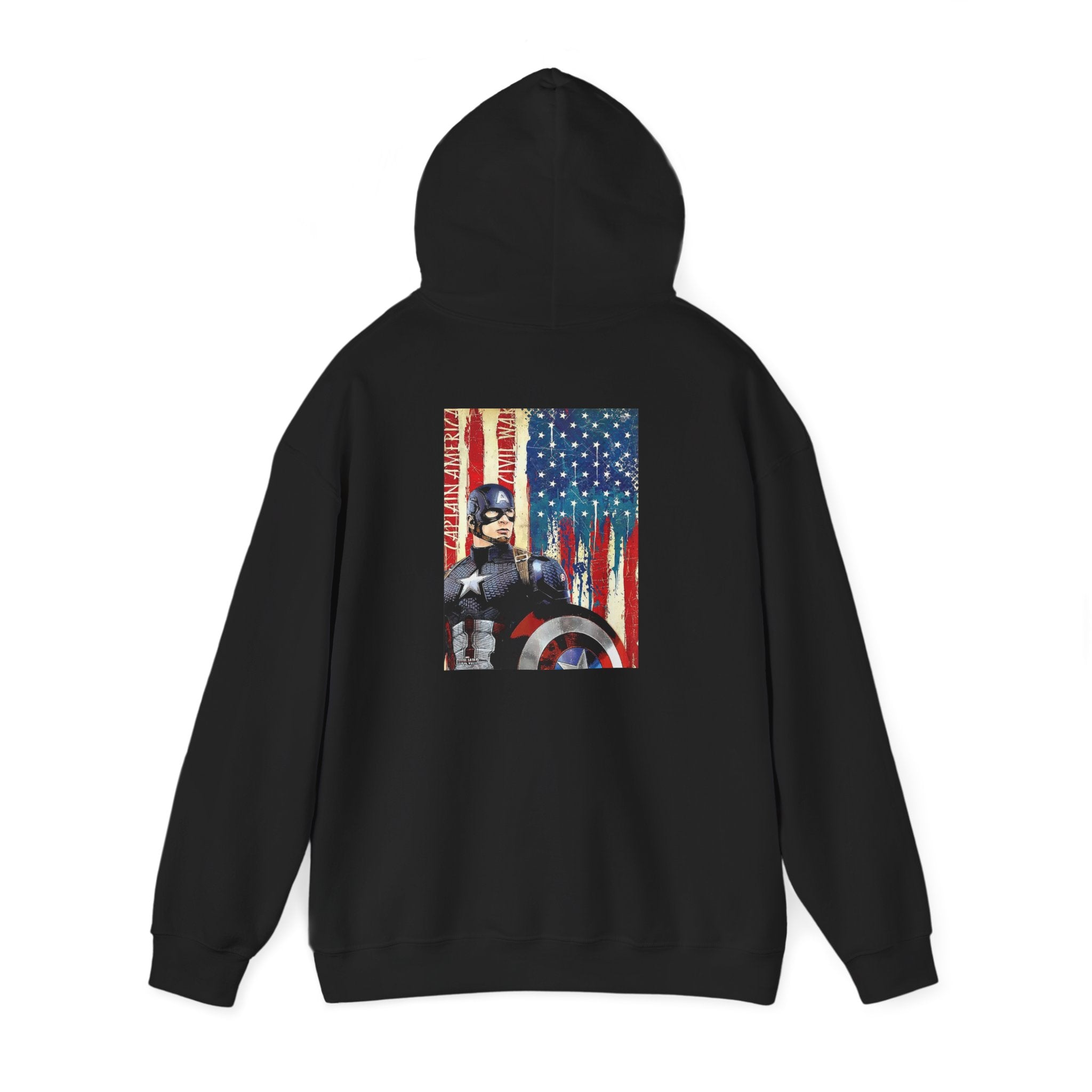Hooded Sweatshirt - Captain America Design