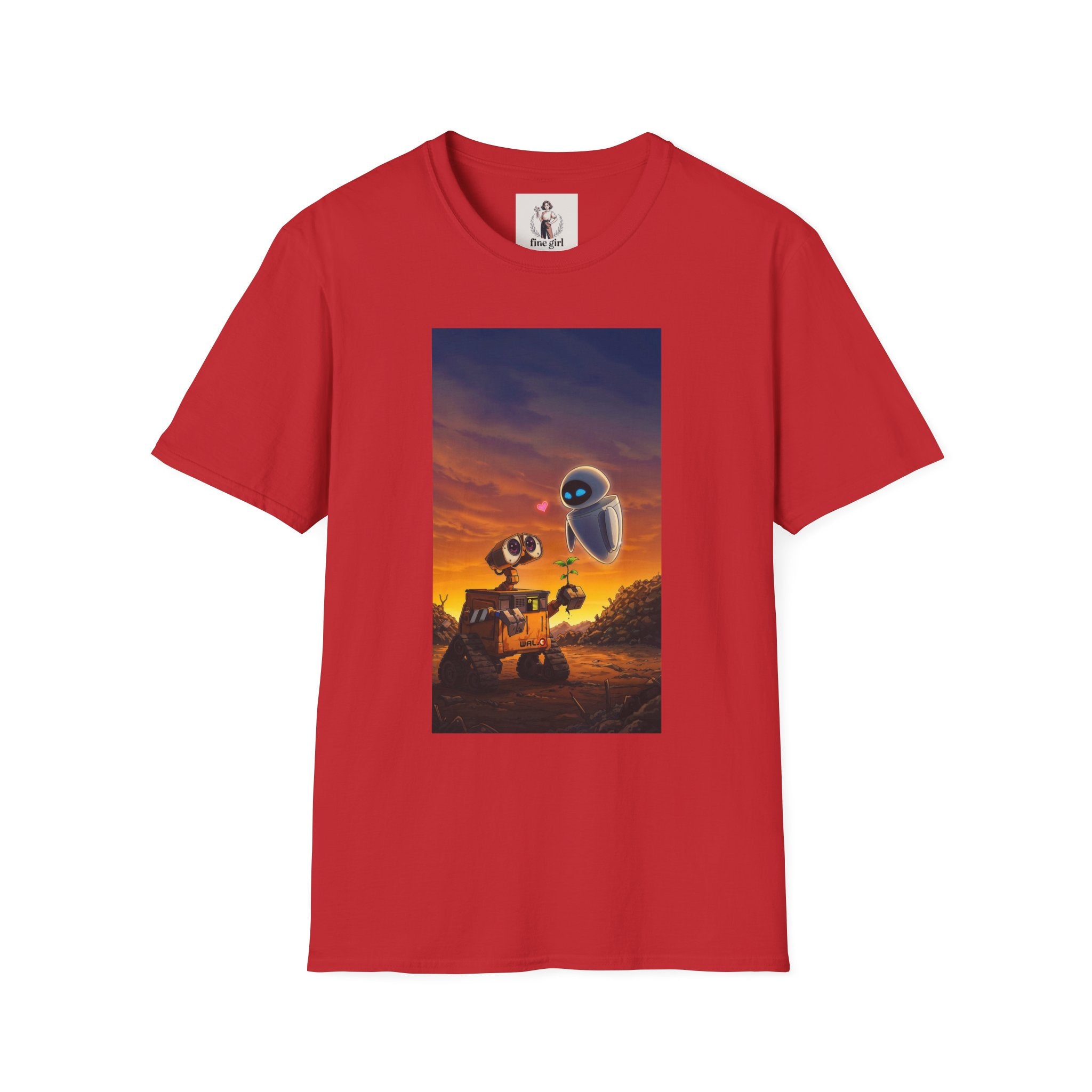 Wall-E Pixar Animation Unisex T-Shirt, Walt Disney Tee, Movie Lover Gift, Graphic Novelty Shirt, Cartoon Character Apparel
