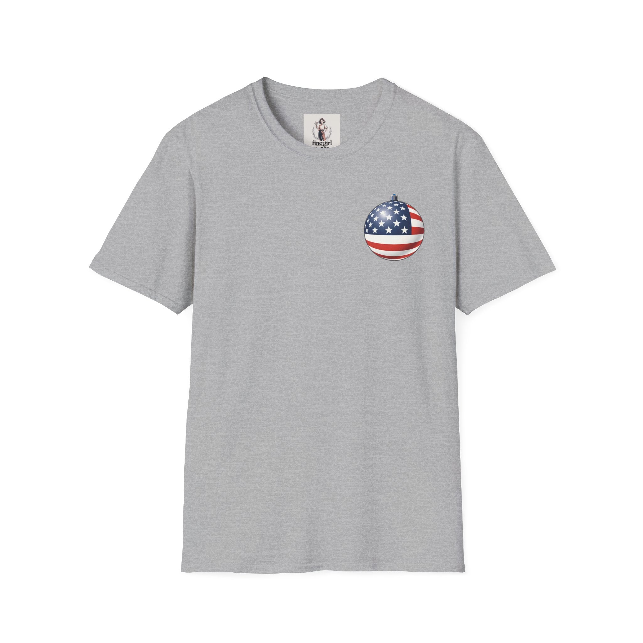 Santa Claus On A Tank Christmas ~ Unisex Softstyle T-Shirt