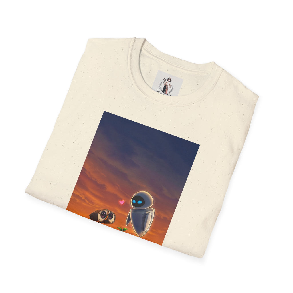 Wall-E Pixar Animation Unisex T-Shirt, Walt Disney Tee, Movie Lover Gift, Graphic Novelty Shirt, Cartoon Character Apparel