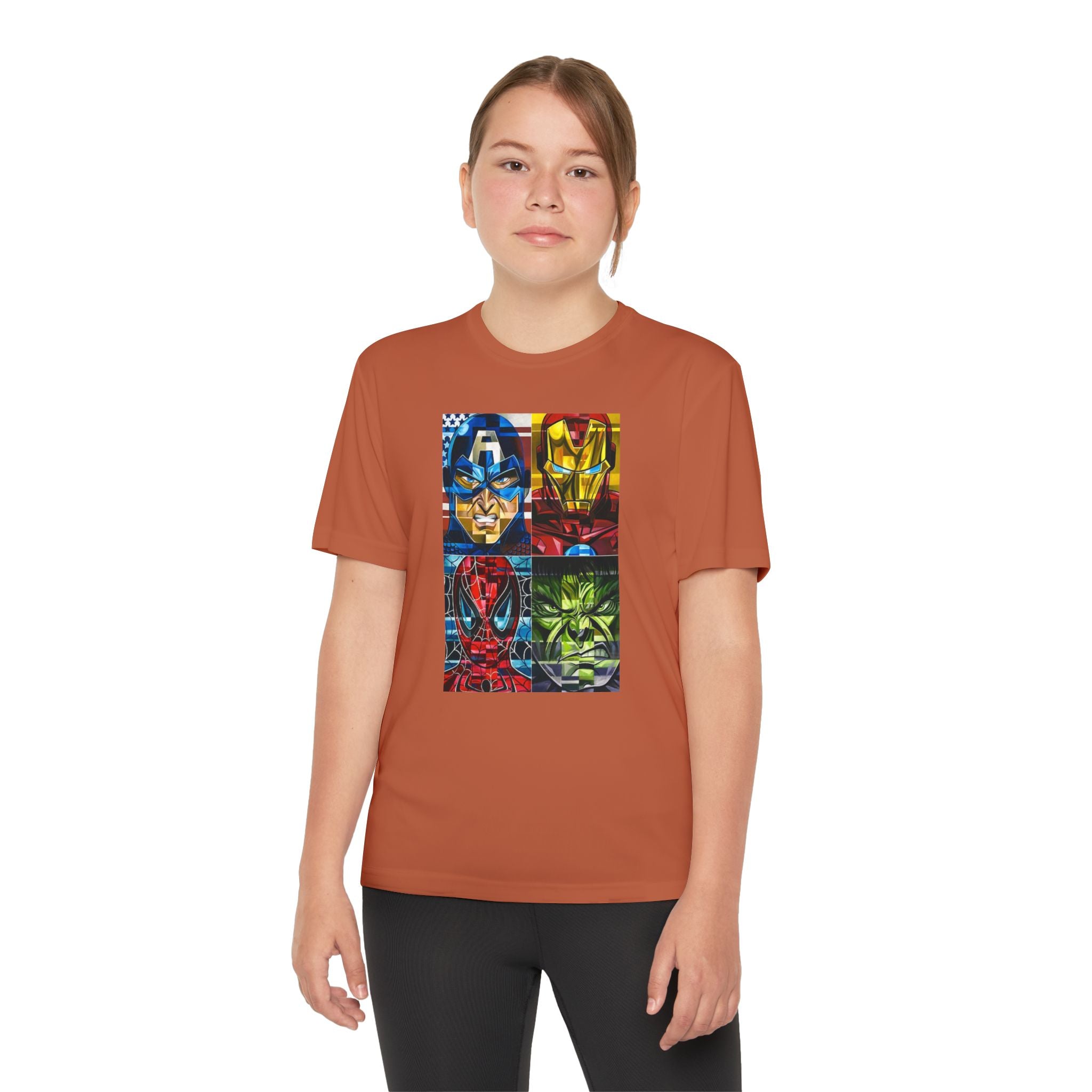 Advengers Youth T-Shirt Sports Graphic Tee, Cool Athletic Shirt for Kids, Perfect for Sports Events, Team Spirit